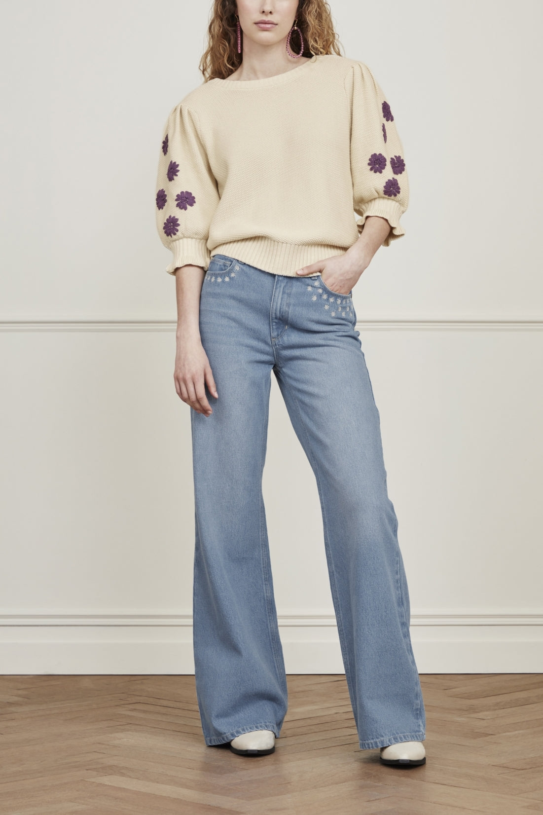 Thea wide jeans Fabienne chapot - second hand
