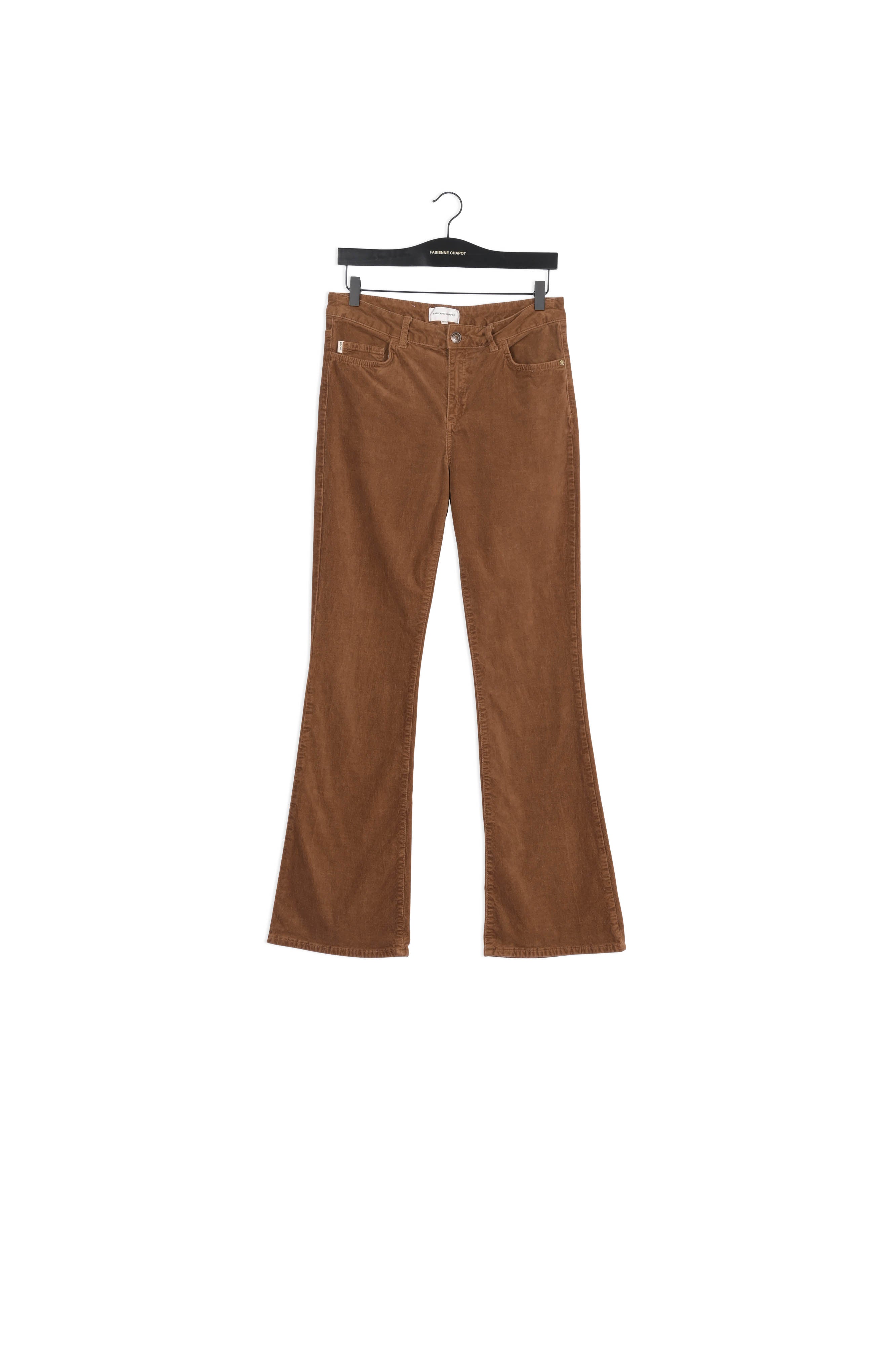Eva Corduroy Flare Trousers Fabienne chapot - second hand