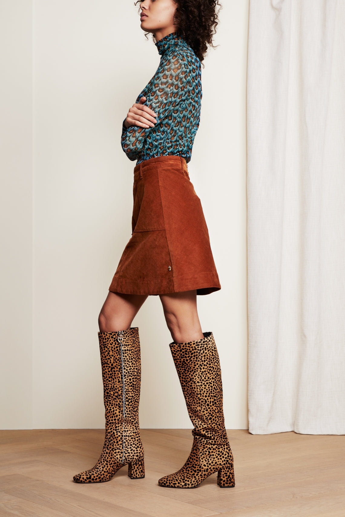 Victoria Solid Skirt Fabienne chapot - second hand