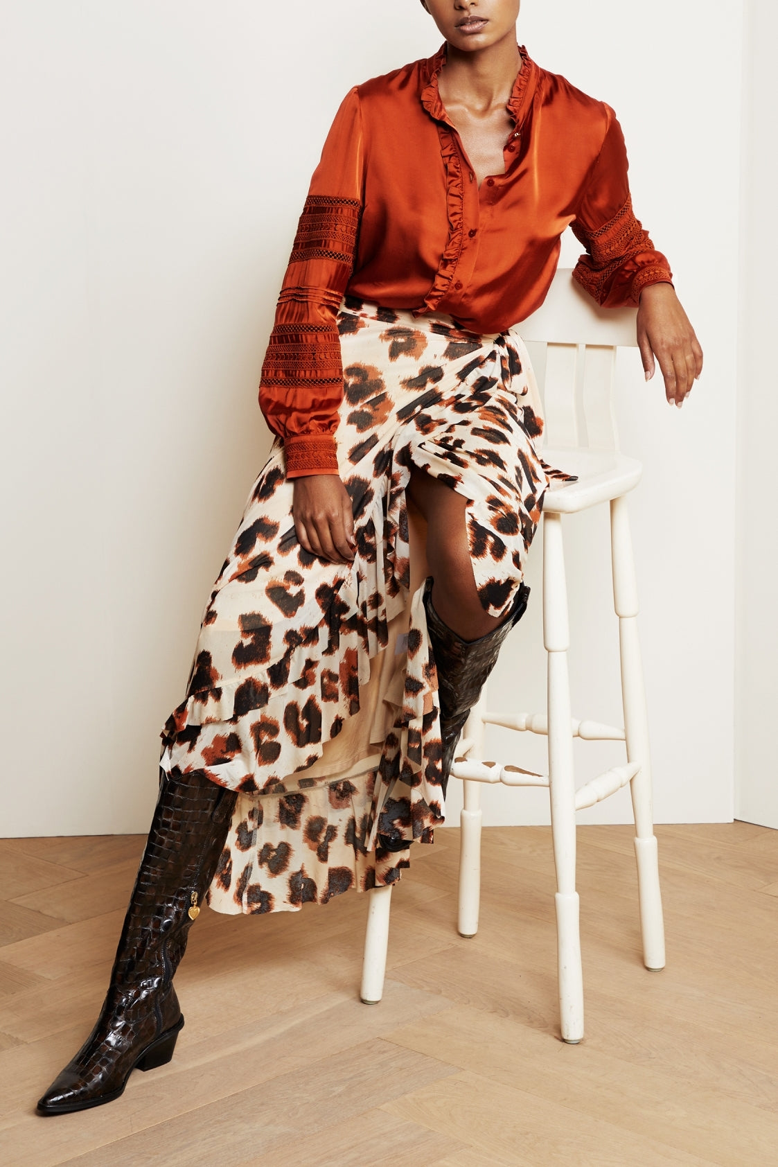 Bobo Frill Skirt Fabienne chapot - second hand