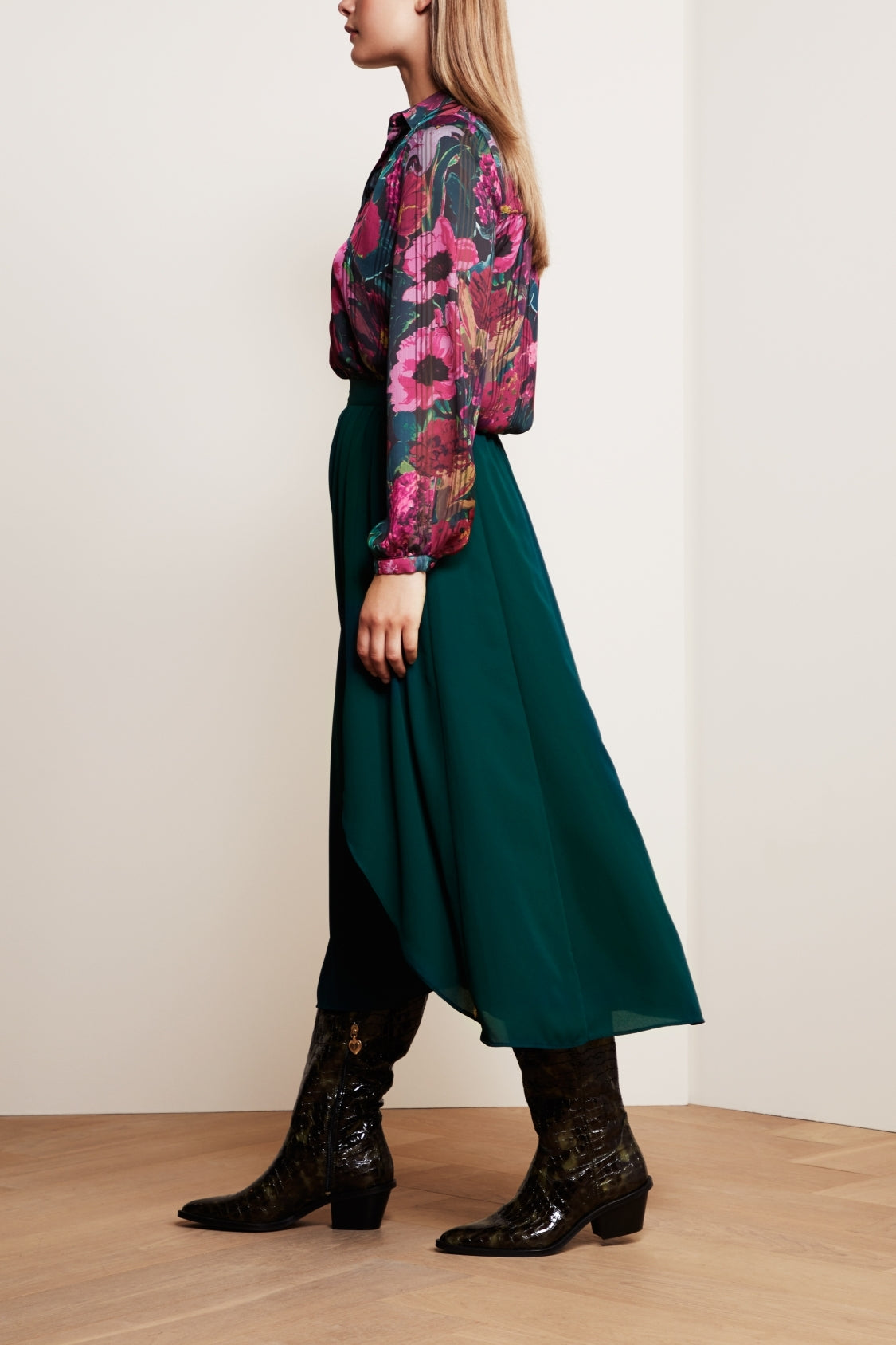 Georgetta Solid  Skirt Fabienne chapot - second hand