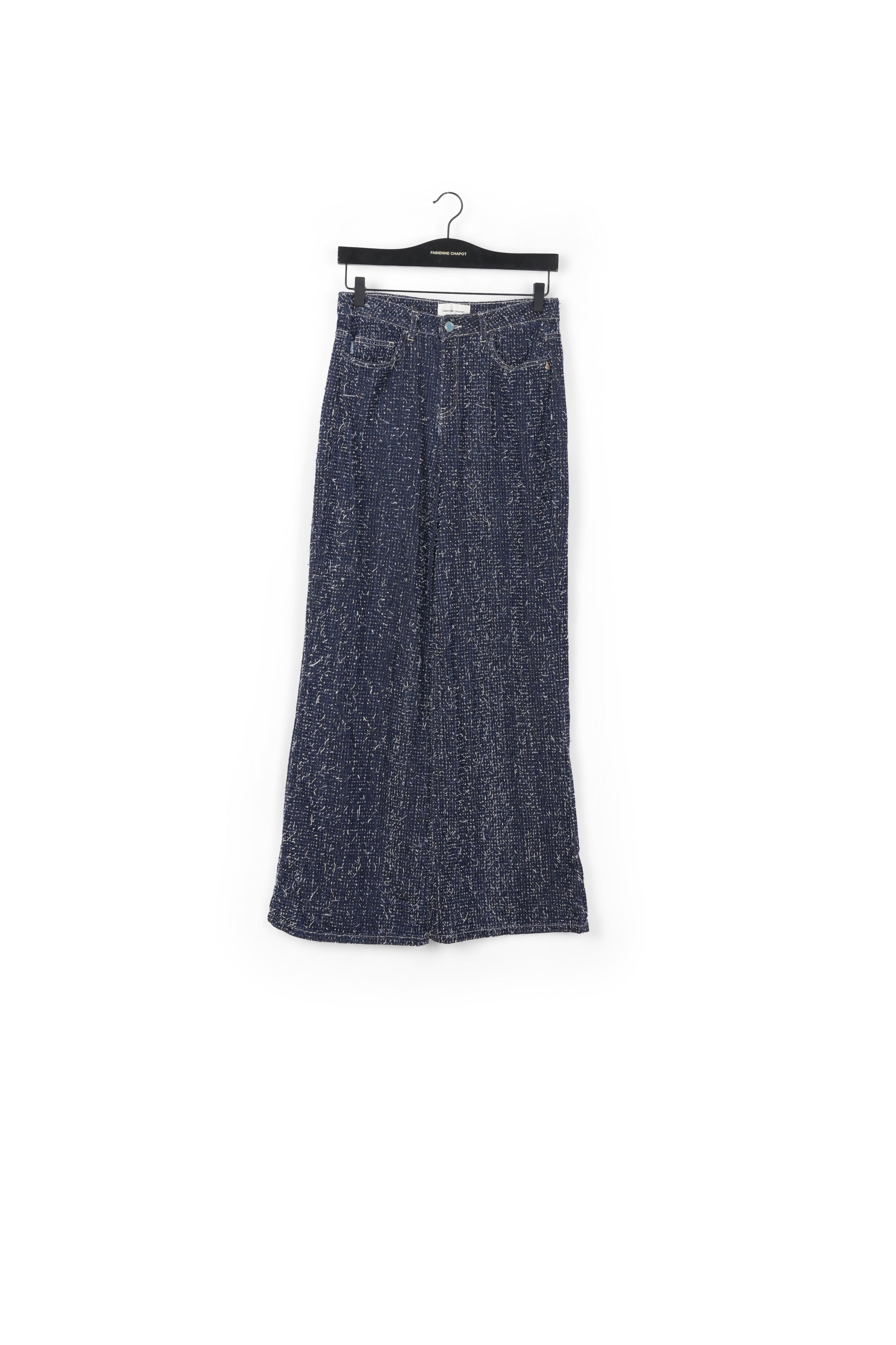 Thea Wide Leg Tweed Jeans Fabienne chapot - second hand