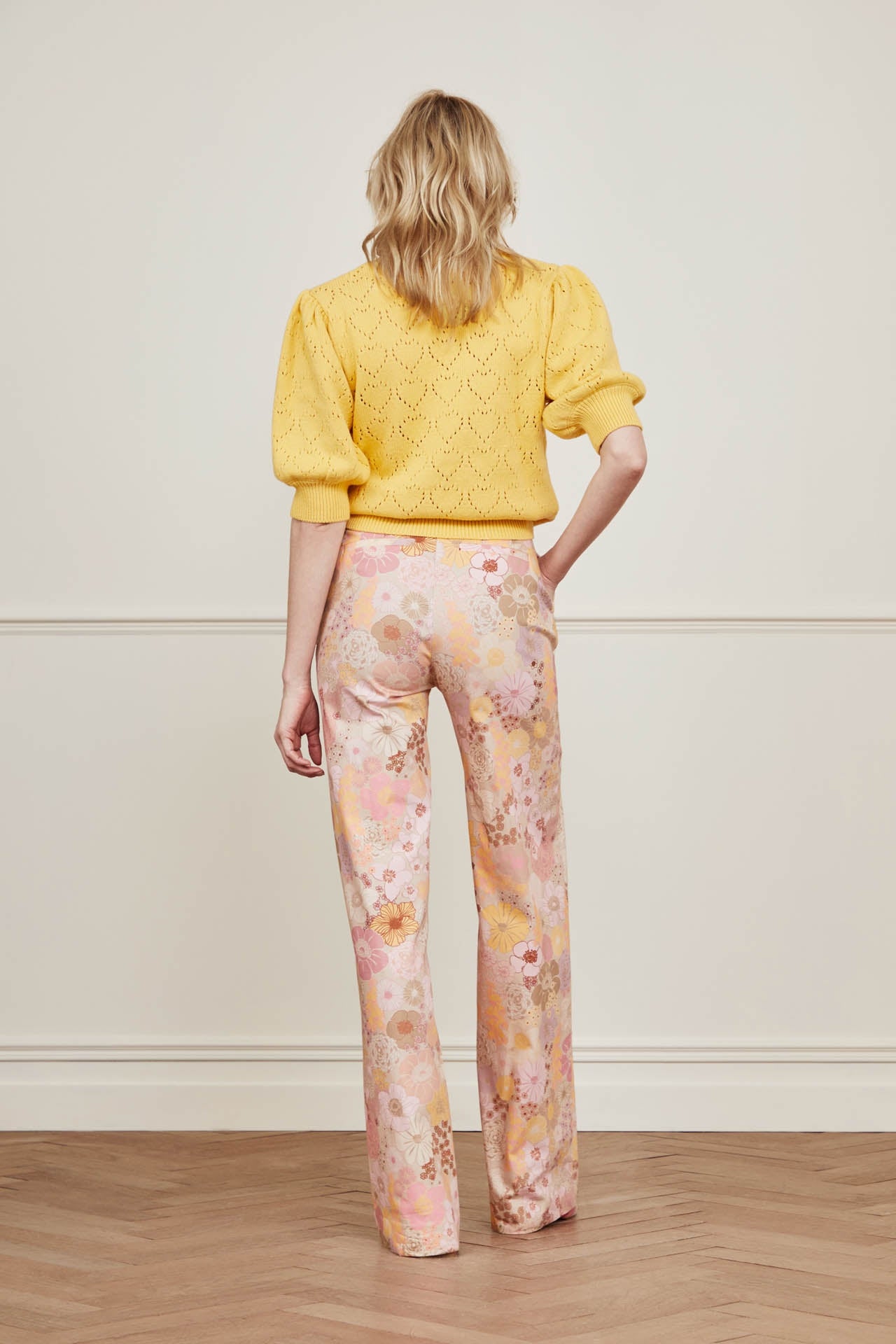 City Wide Leg Trousers Fabienne chapot - second hand