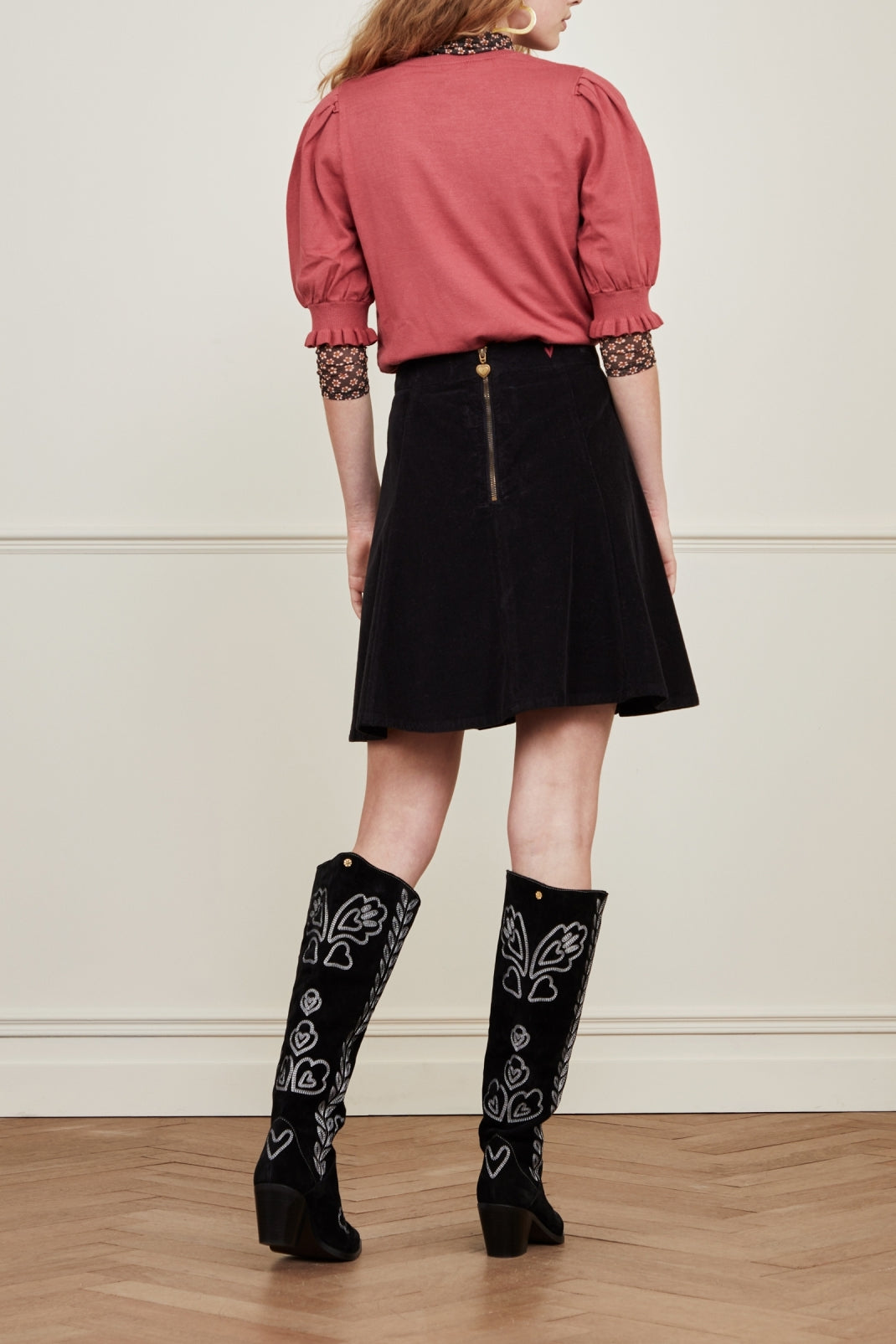 Lotta Cord Skirt Fabienne chapot - second hand