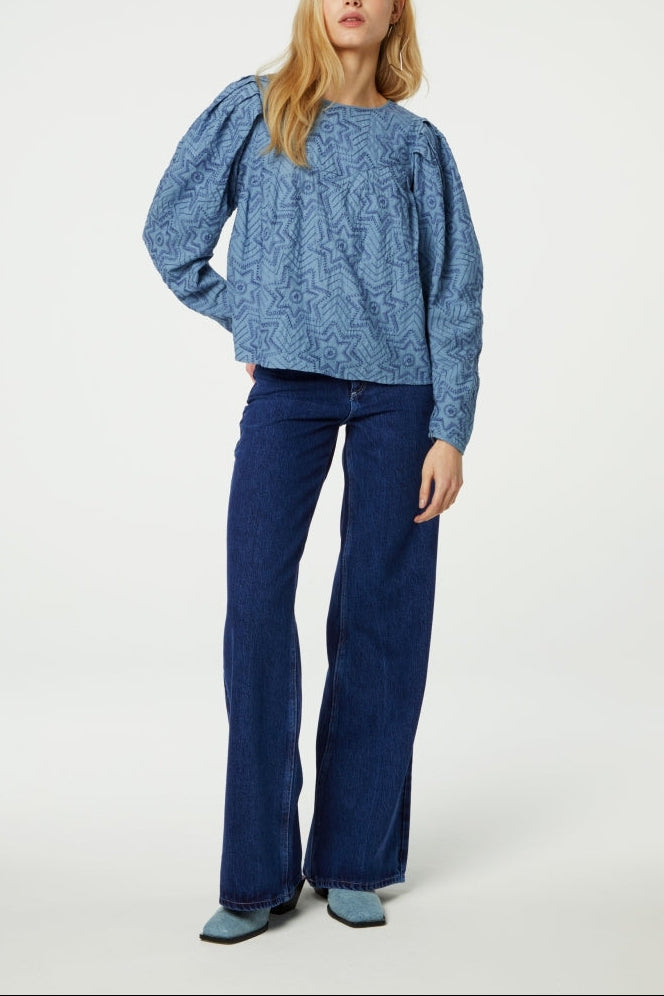 Mya Top Allover Embro Fabienne chapot - second hand