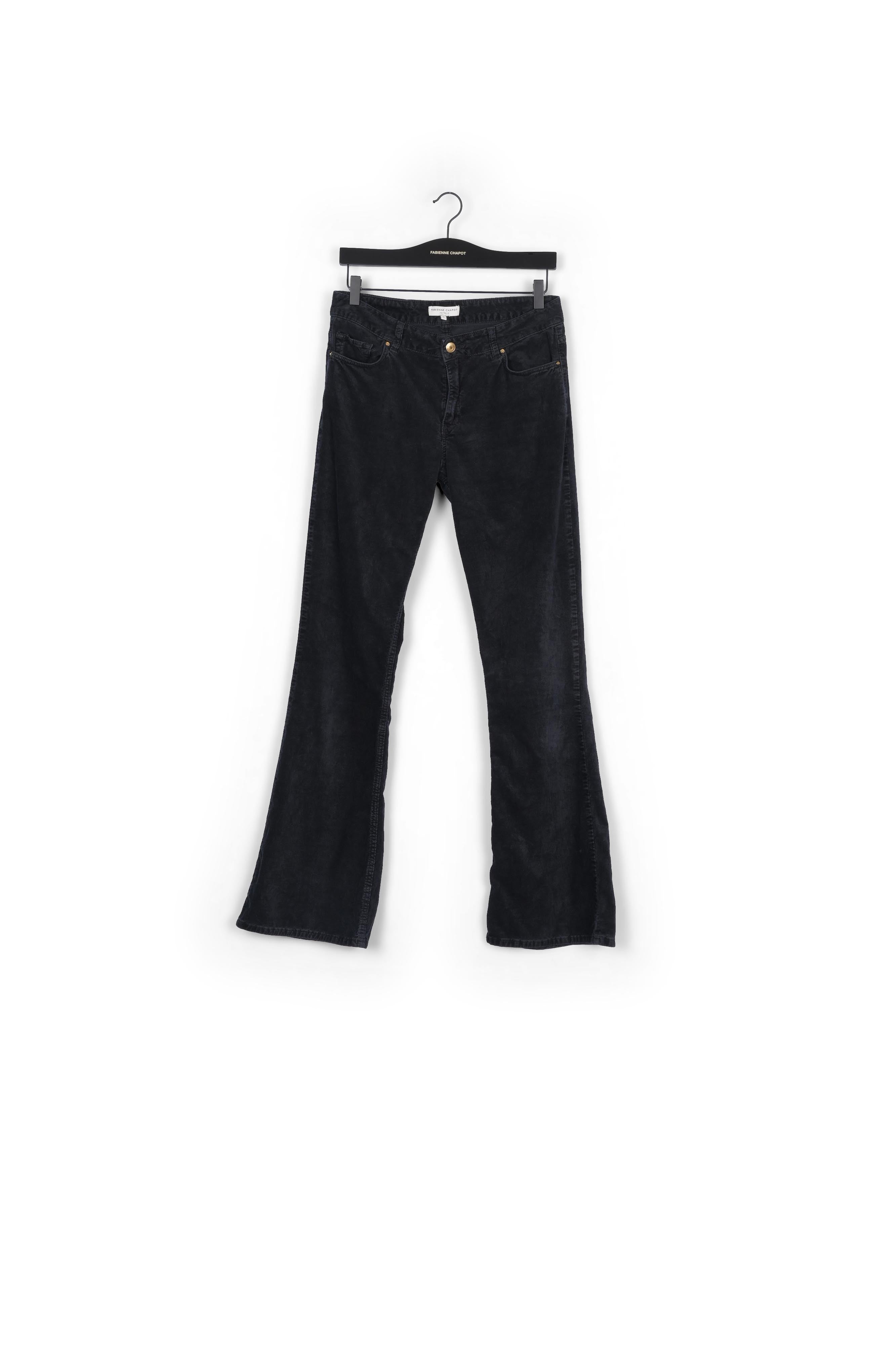 Eva Corduroy Flare Trousers Fabienne chapot - second hand
