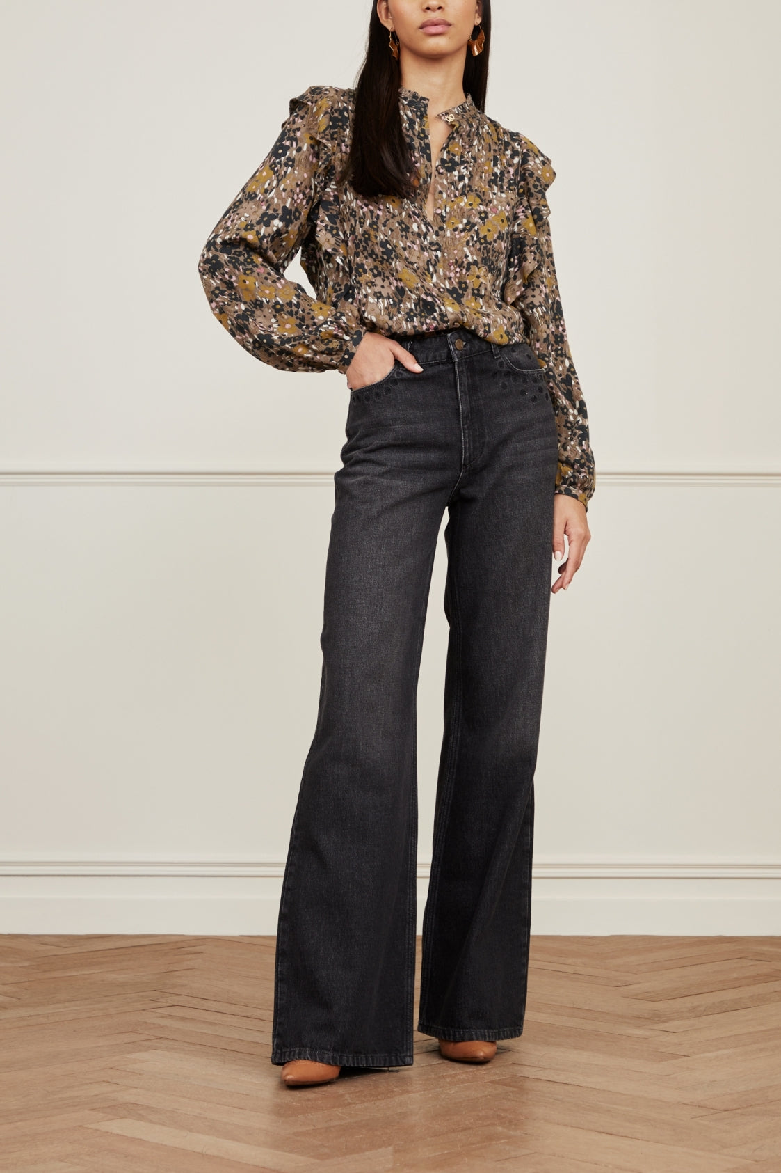 Bibi Tess Long Sleeve Blouse Fabienne chapot - second hand