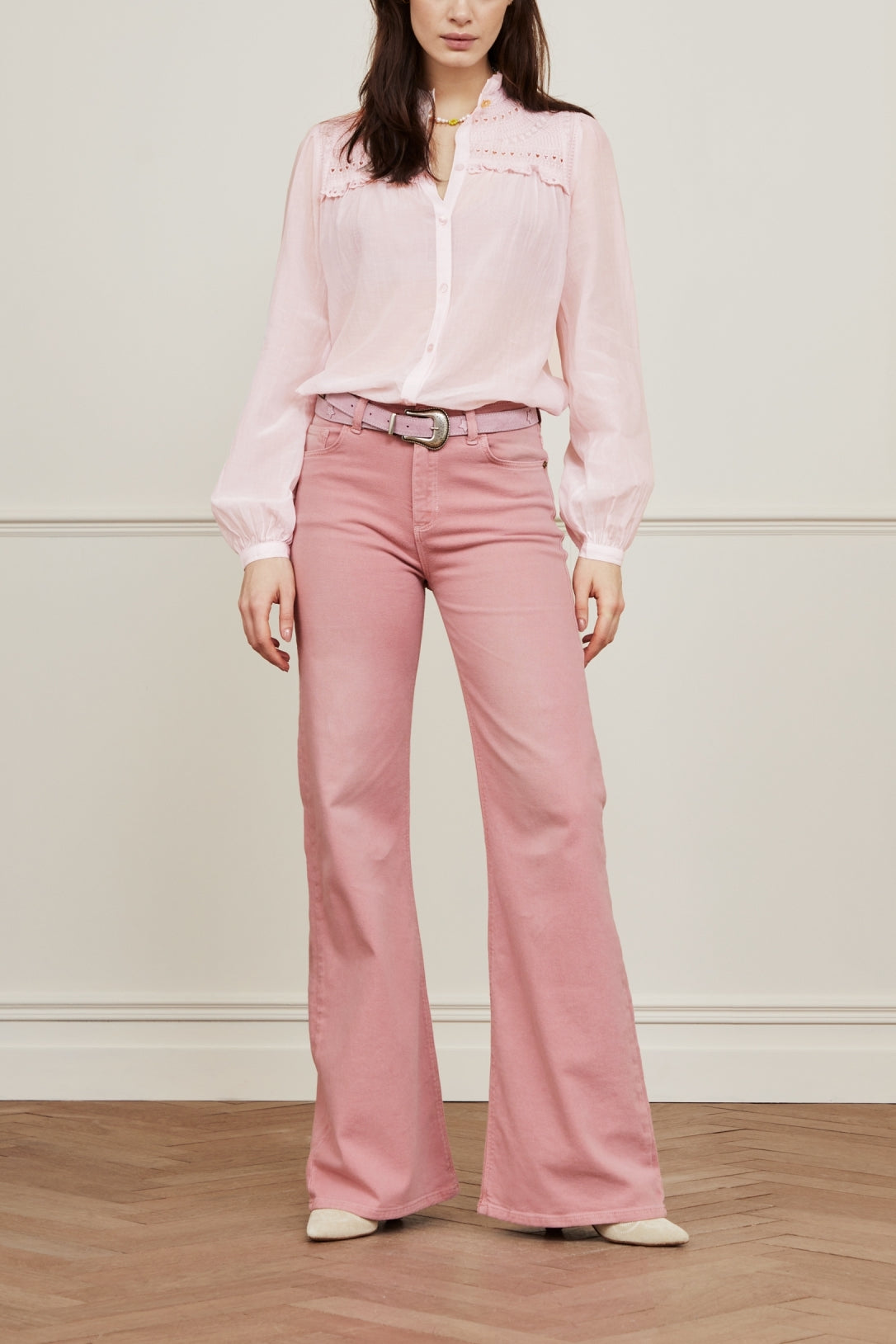 Eva Wide Leg Trousers Fabienne chapot - second hand