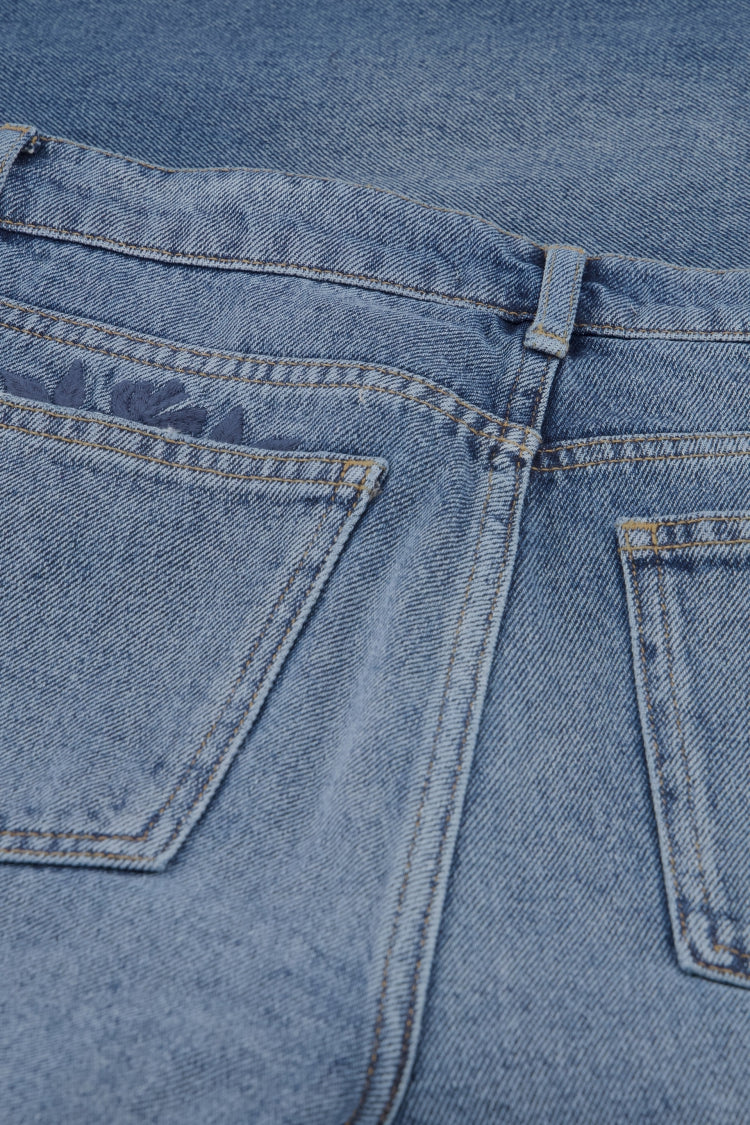 Marie Straight Low-rise Jeans Fabienne chapot - second hand