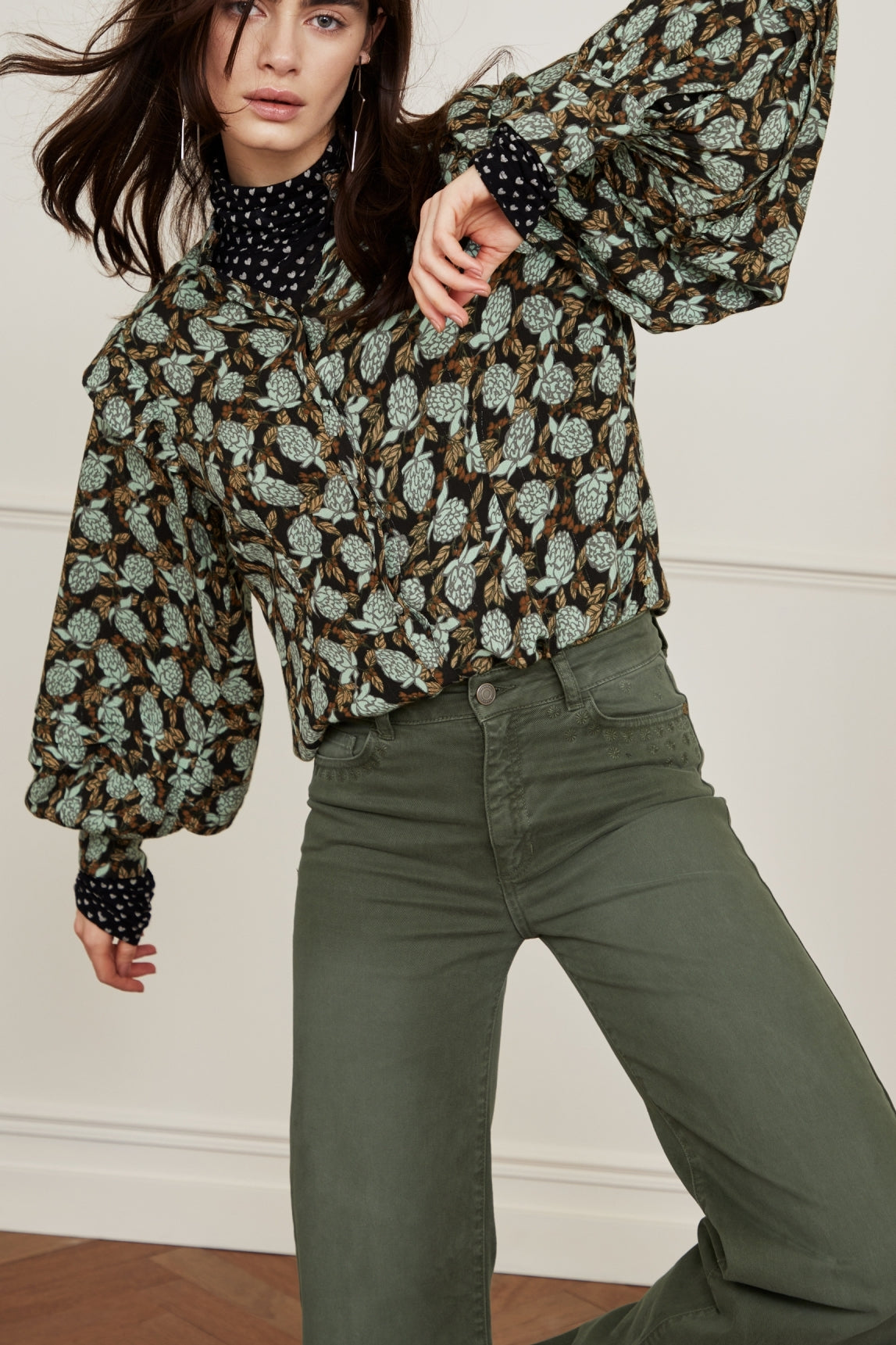 Eva wide leg trousers Fabienne chapot - second hand