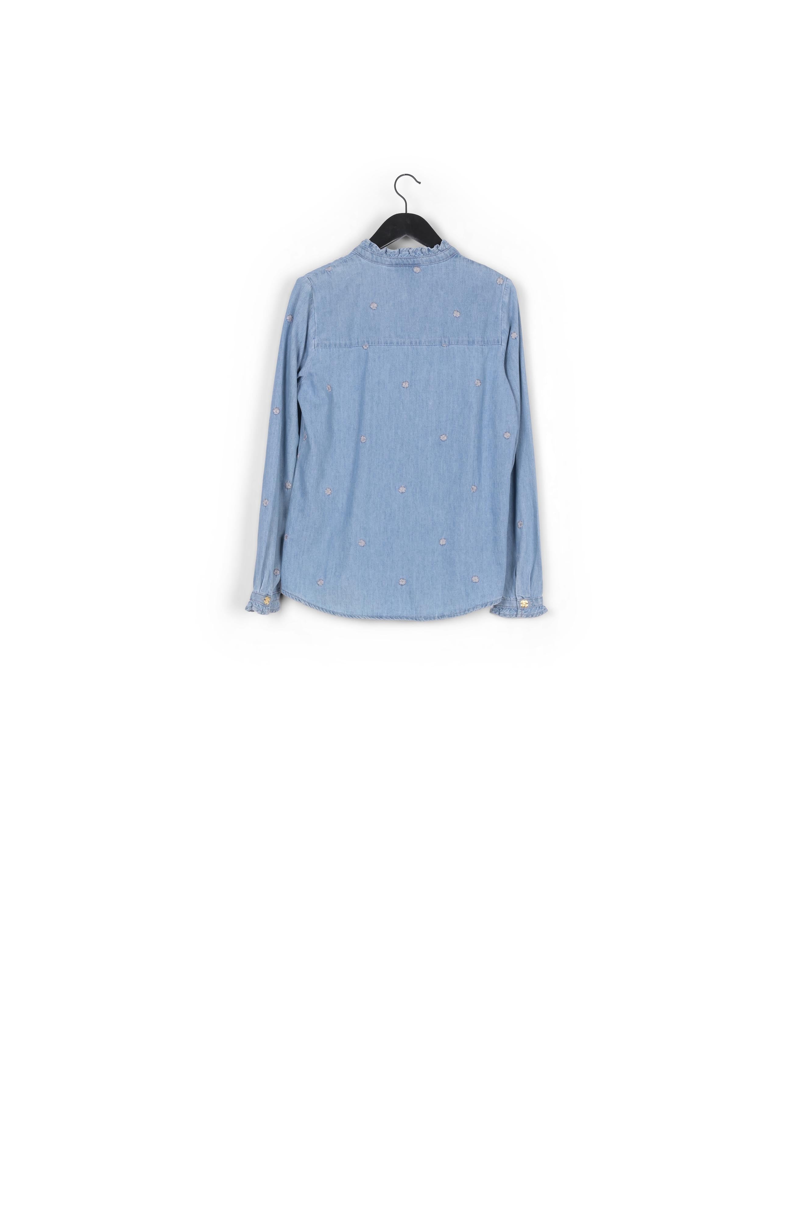 Frida Ruffle Denim Blouse Fabienne chapot - second hand
