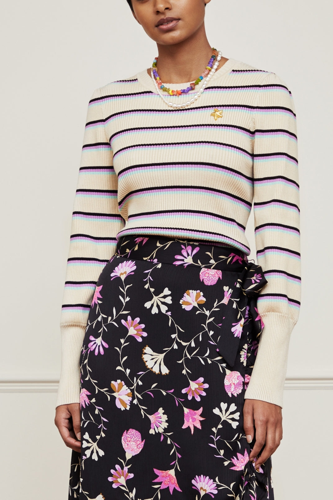 Sanne Puff Sleeve Pullover Fabienne chapot - second hand
