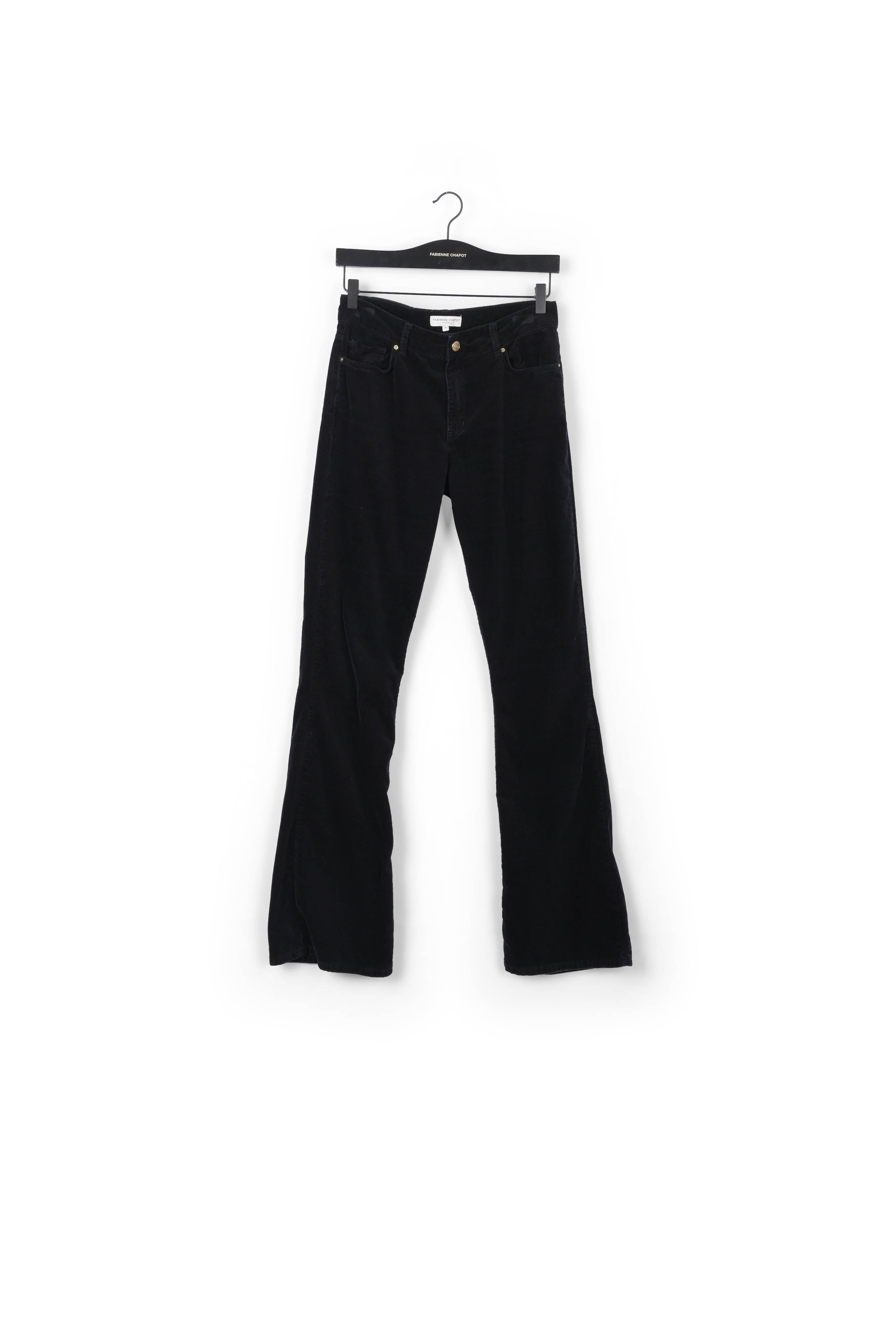 Eva Corduroy Flare Trousers Fabienne chapot - second hand