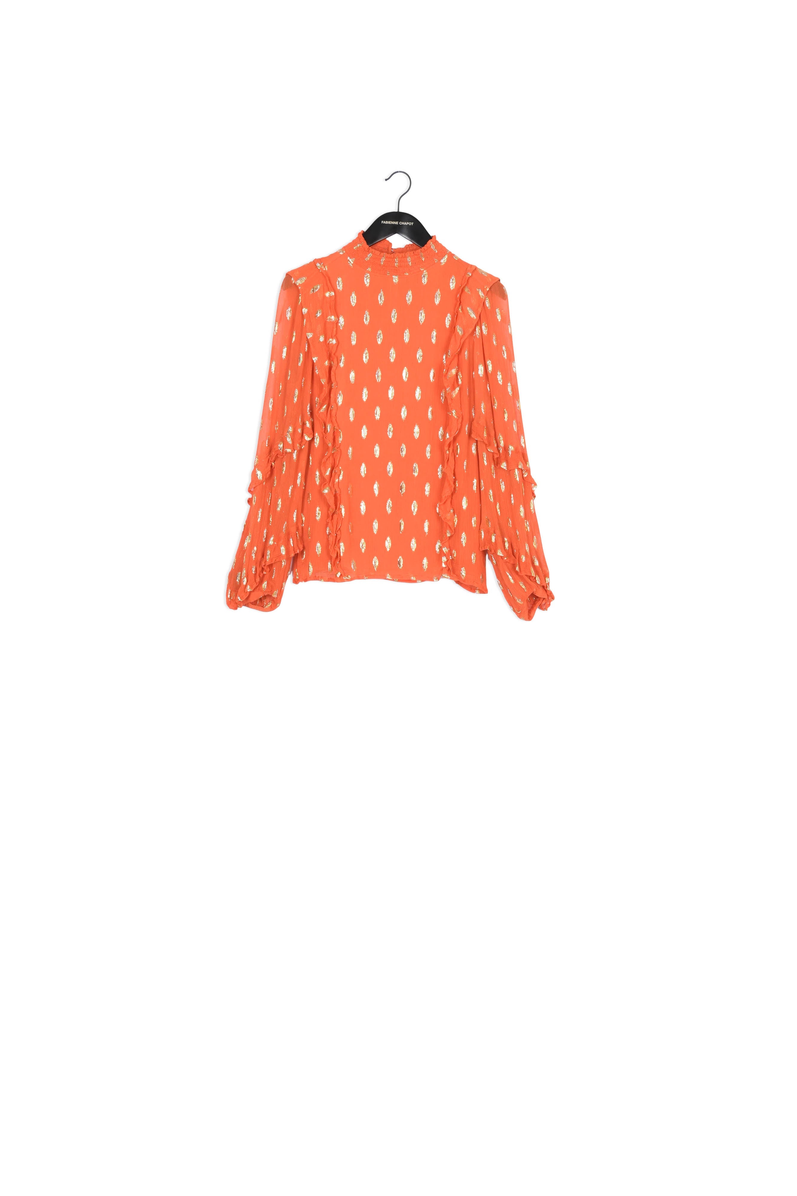 Leonie Solid Frill Top Fabienne chapot - second hand