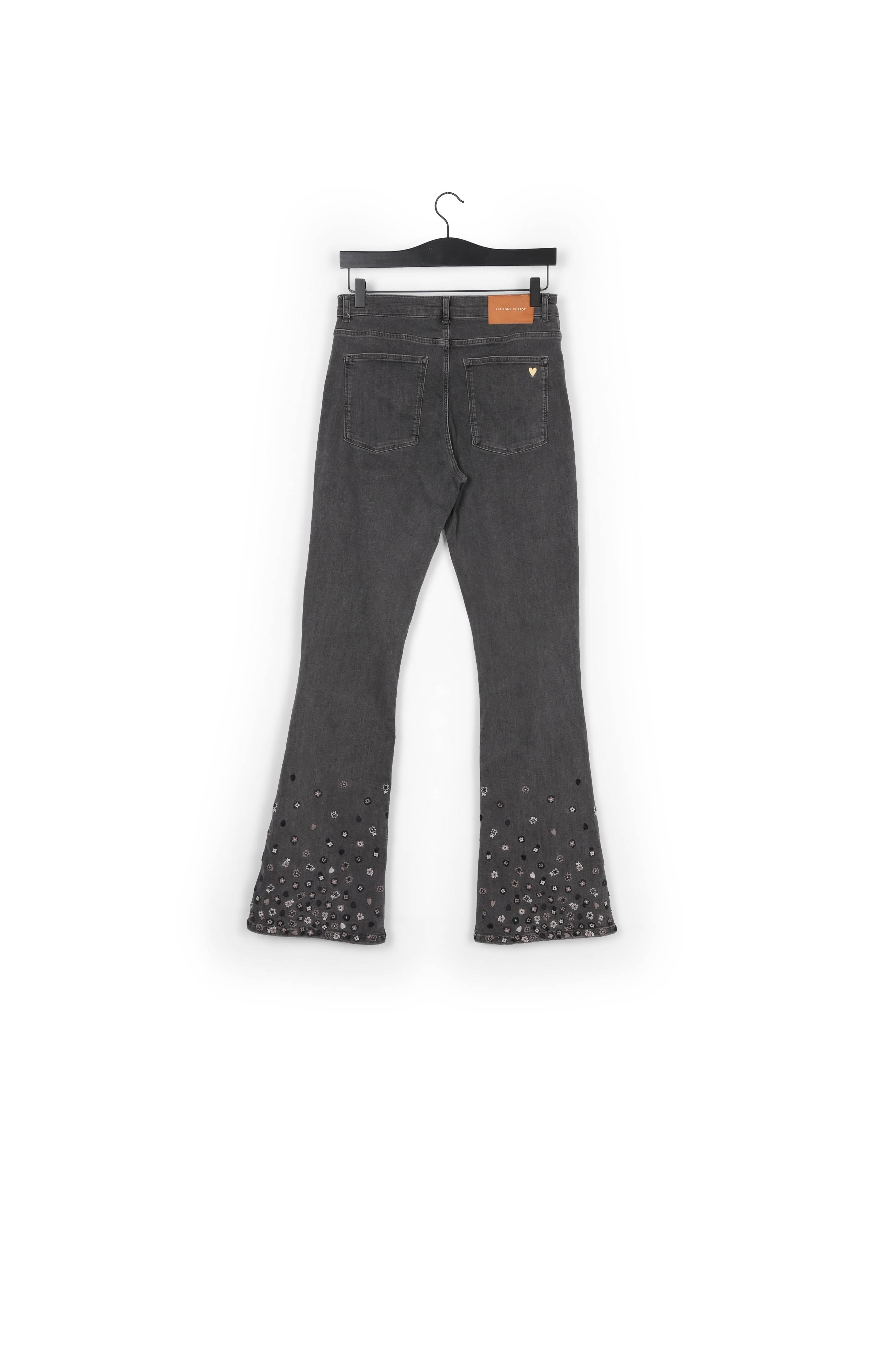 Eva Denim Flare Embro Trousers Fabienne chapot - second hand