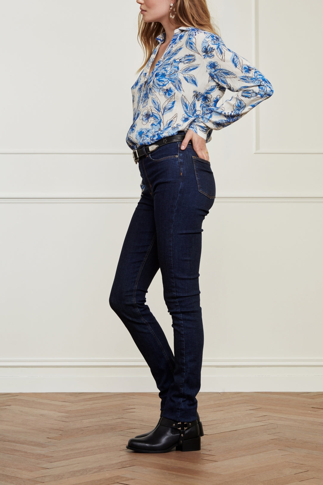 Eva Denim Slim Trousers Fabienne chapot - second hand