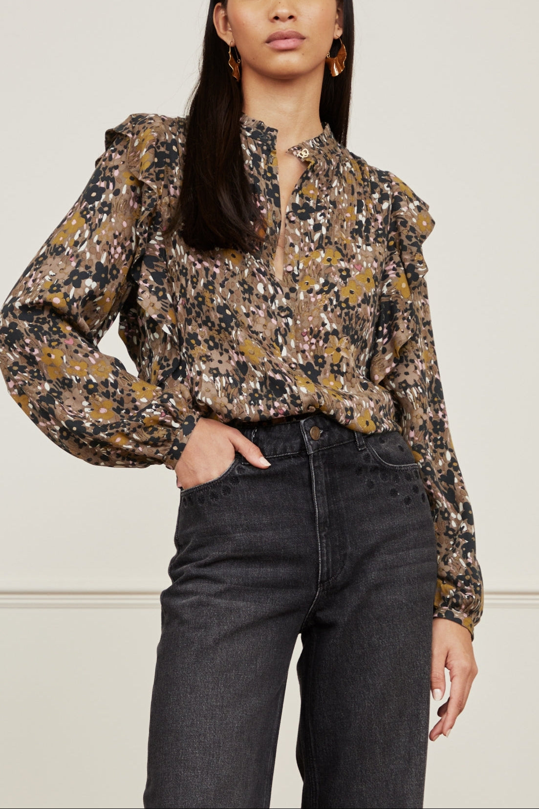Bibi Tess Long Sleeve Blouse Fabienne chapot - second hand