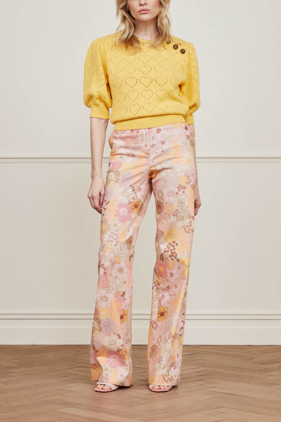 City Wide Leg Trousers Fabienne chapot - second hand