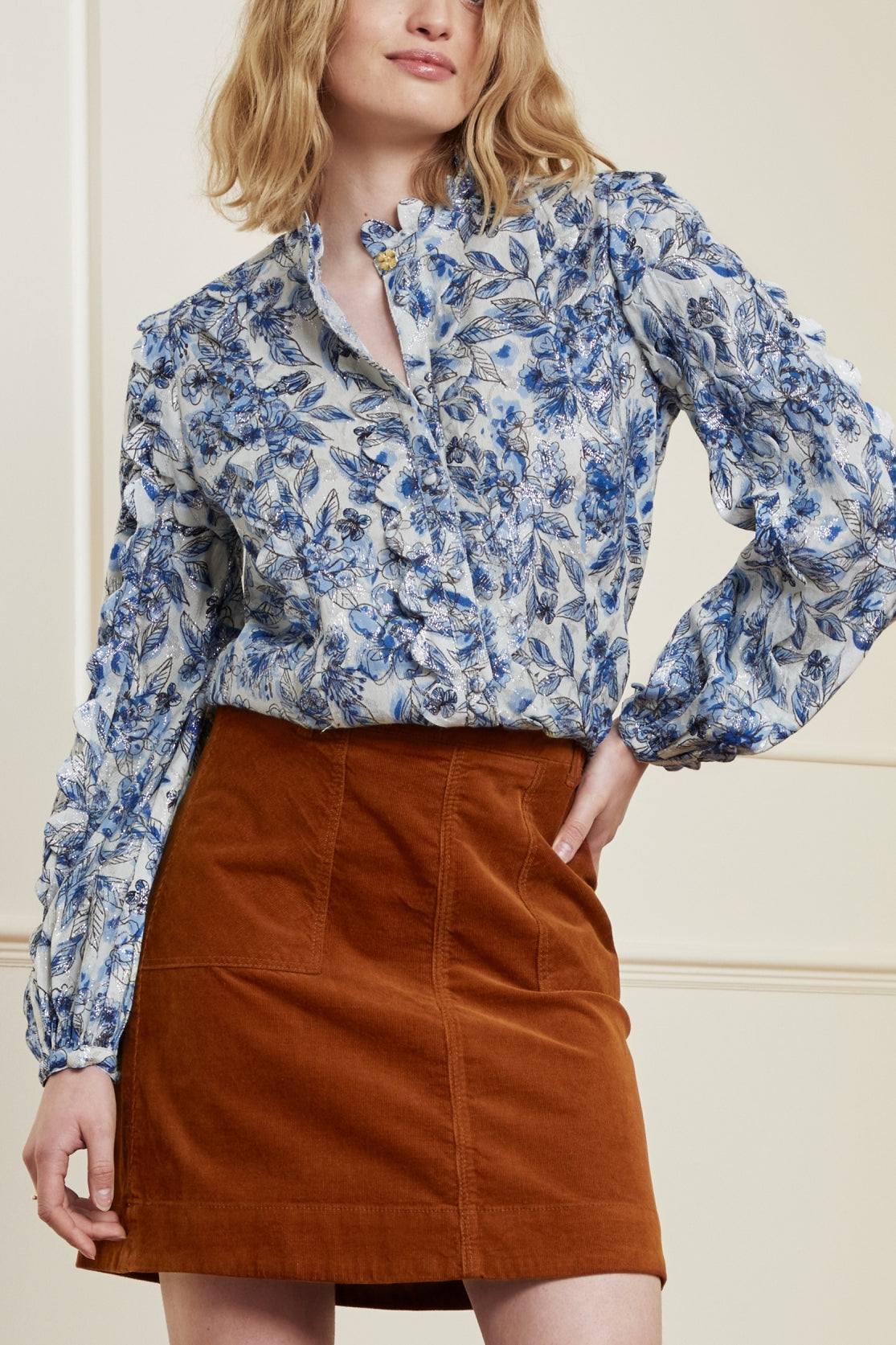 Scallop Blouse Fabienne chapot - second hand