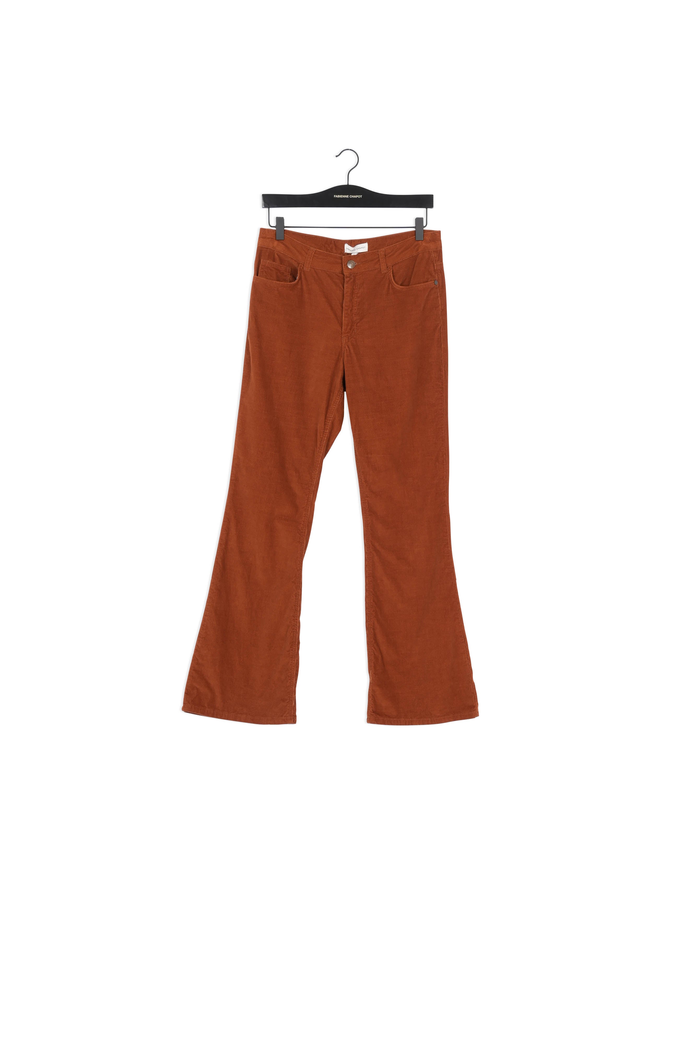 Eva Corduroy Flare Trousers Fabienne chapot - second hand