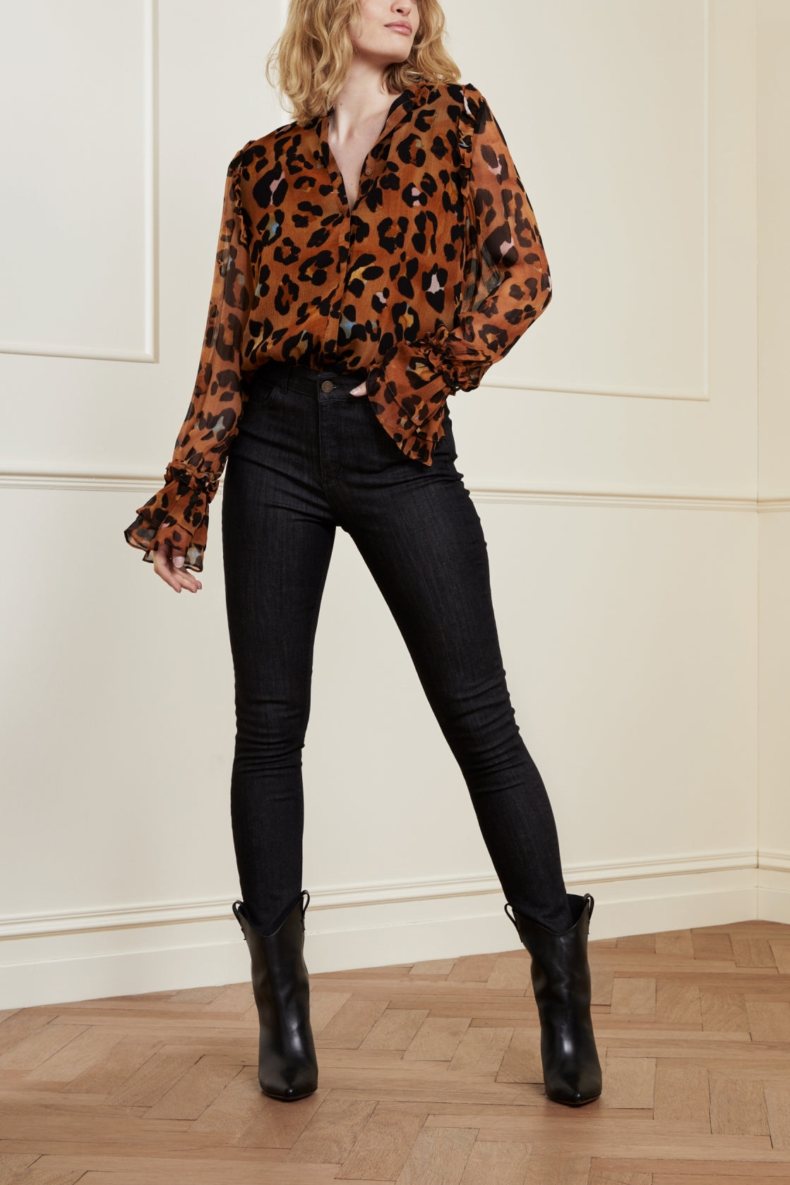 Eva Denim Slim Trousers Fabienne chapot - second hand