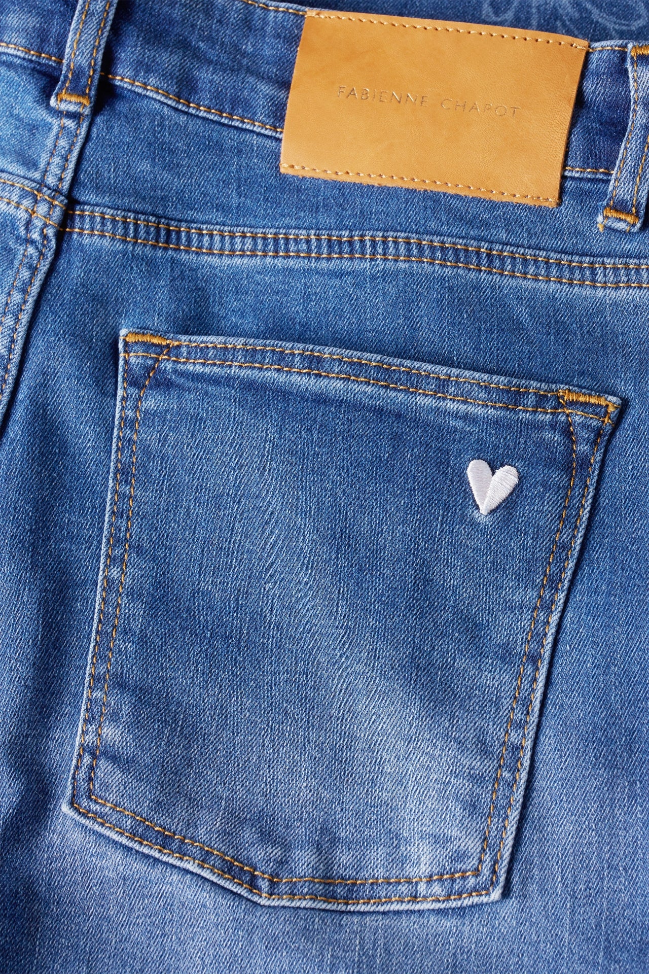 Eva Denim Extra Flare Trousers Fabienne chapot - second hand