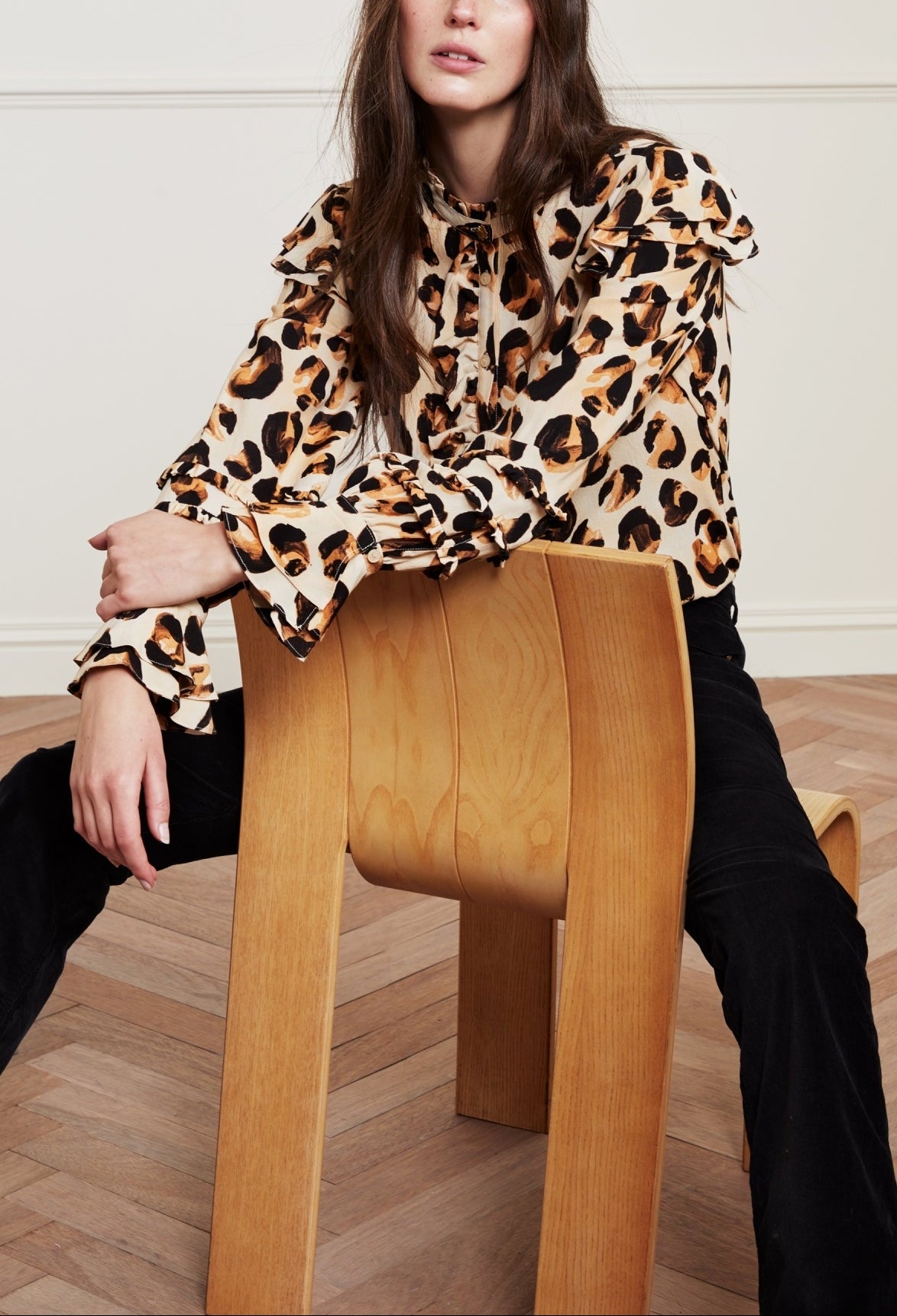 Leo Frill Blouse Fabienne chapot - second hand