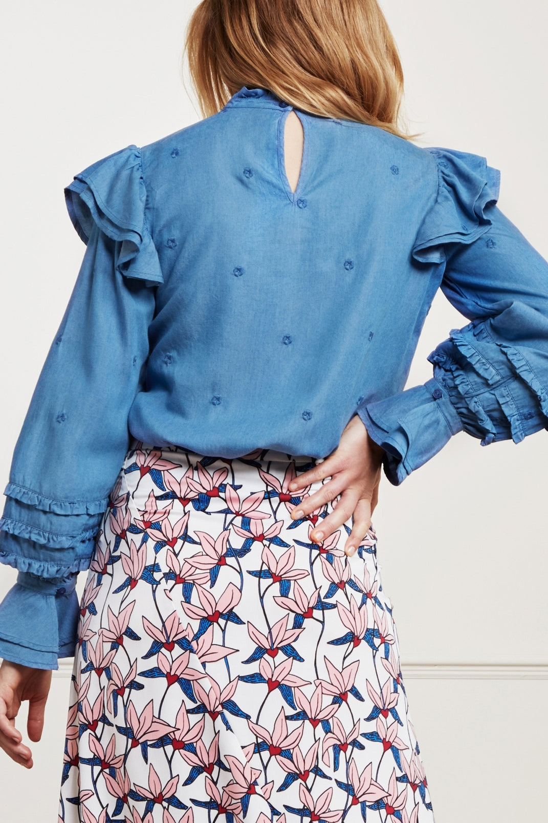 Leo Indy Frill Top Fabienne chapot - second hand