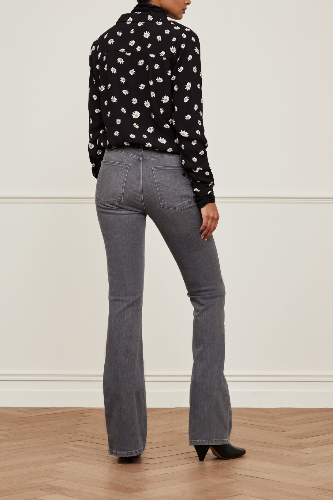 Eva Denim Flare Trousers Fabienne chapot - second hand