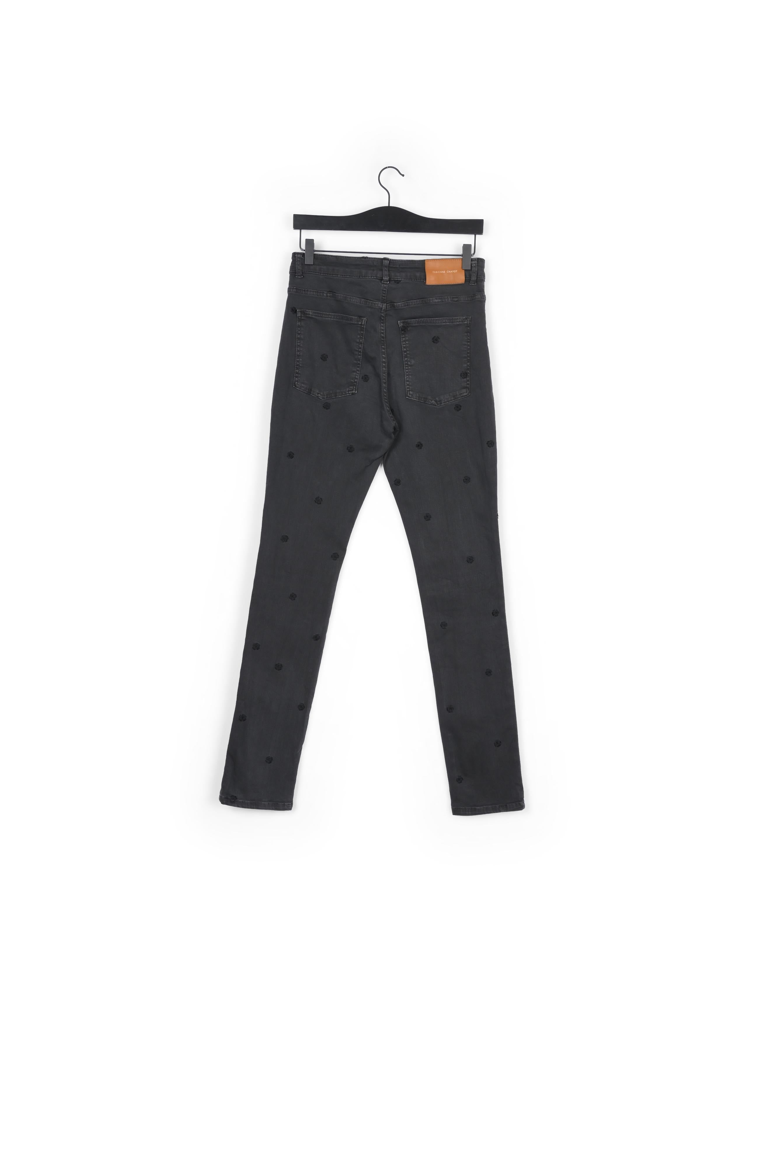 Eva Slim Embro Trousers Fabienne chapot - second hand