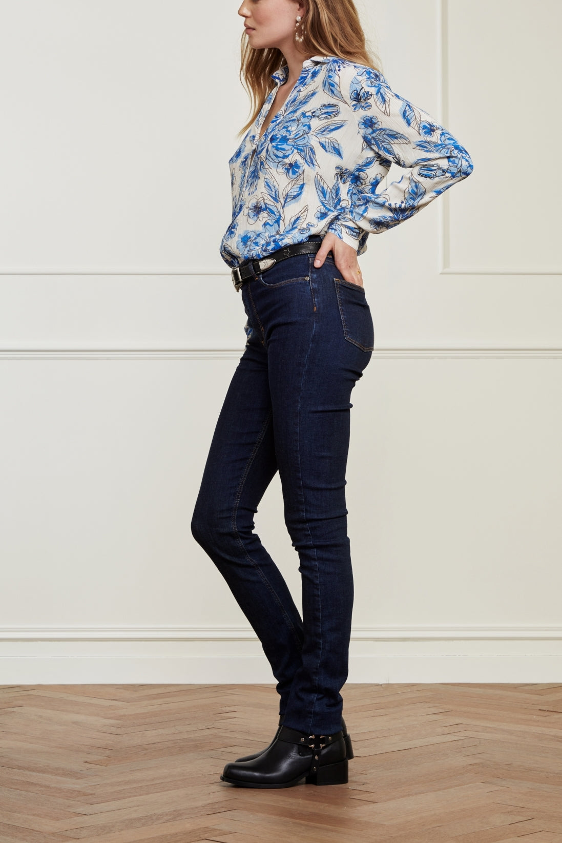 Eva Denim Slim Trousers Fabienne chapot - second hand