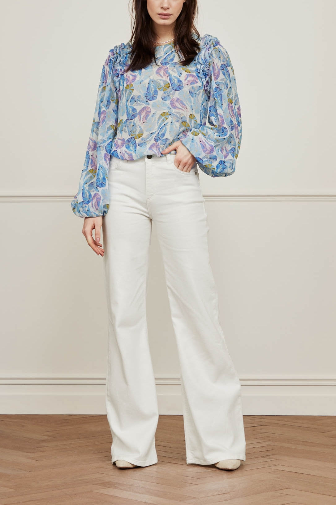 Azure Top Fabienne chapot - second hand