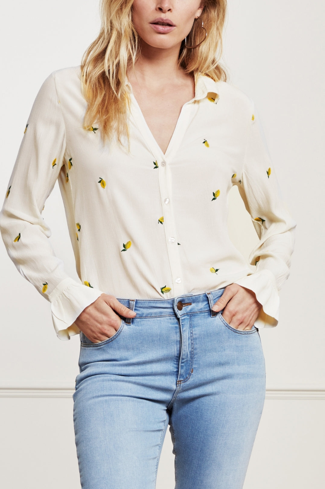 Lily Frill Embro Blouse Fabienne chapot - second hand