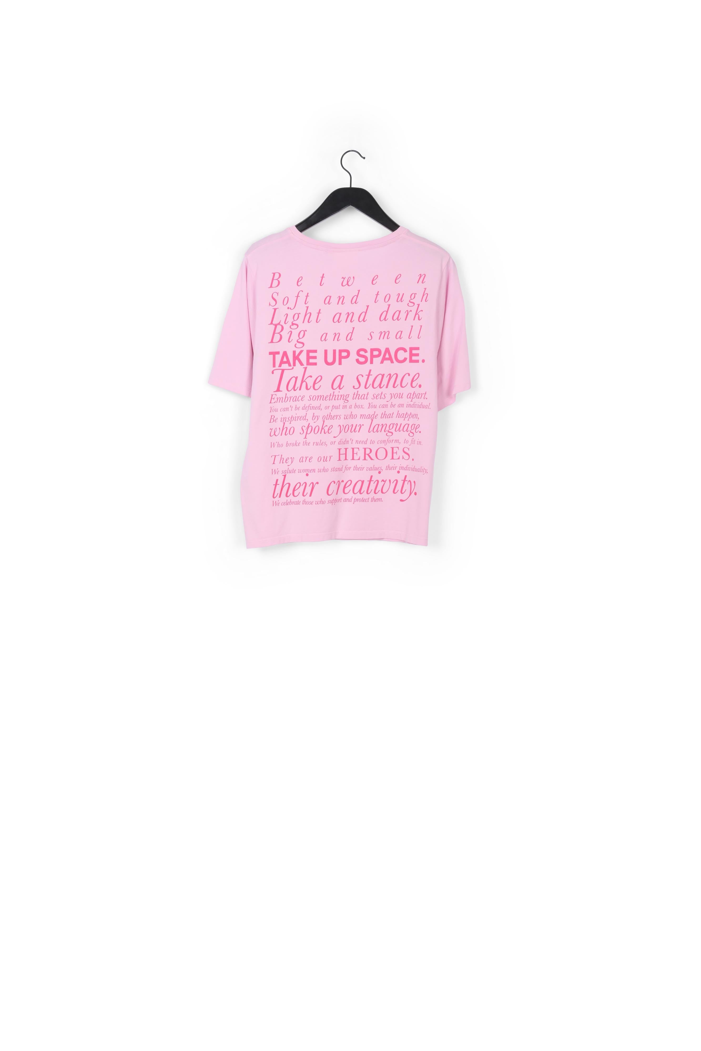Fay Poem Pink T-shirt Fabienne chapot - second hand