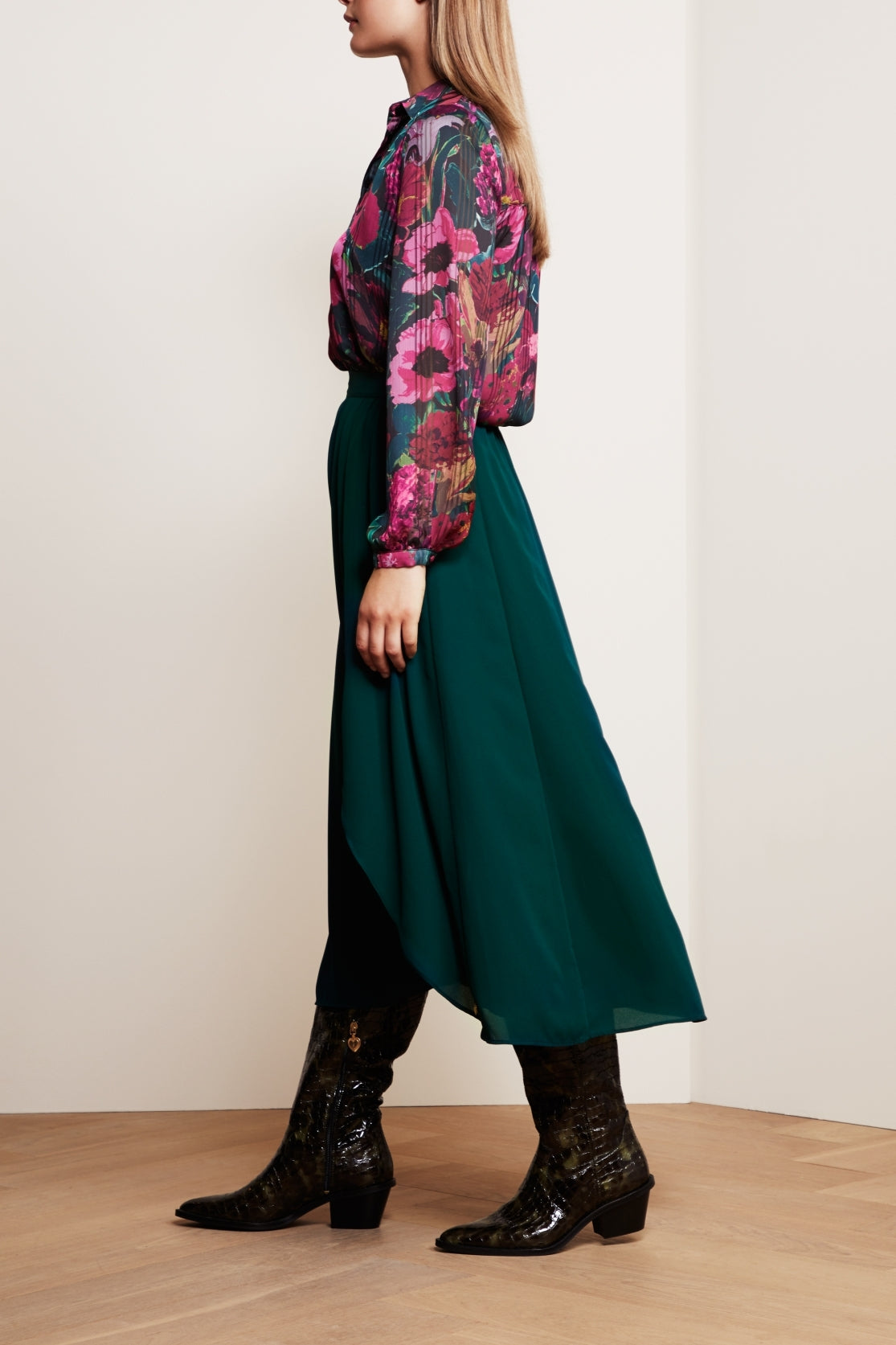 Georgetta Solid Skirt Fabienne chapot - second hand