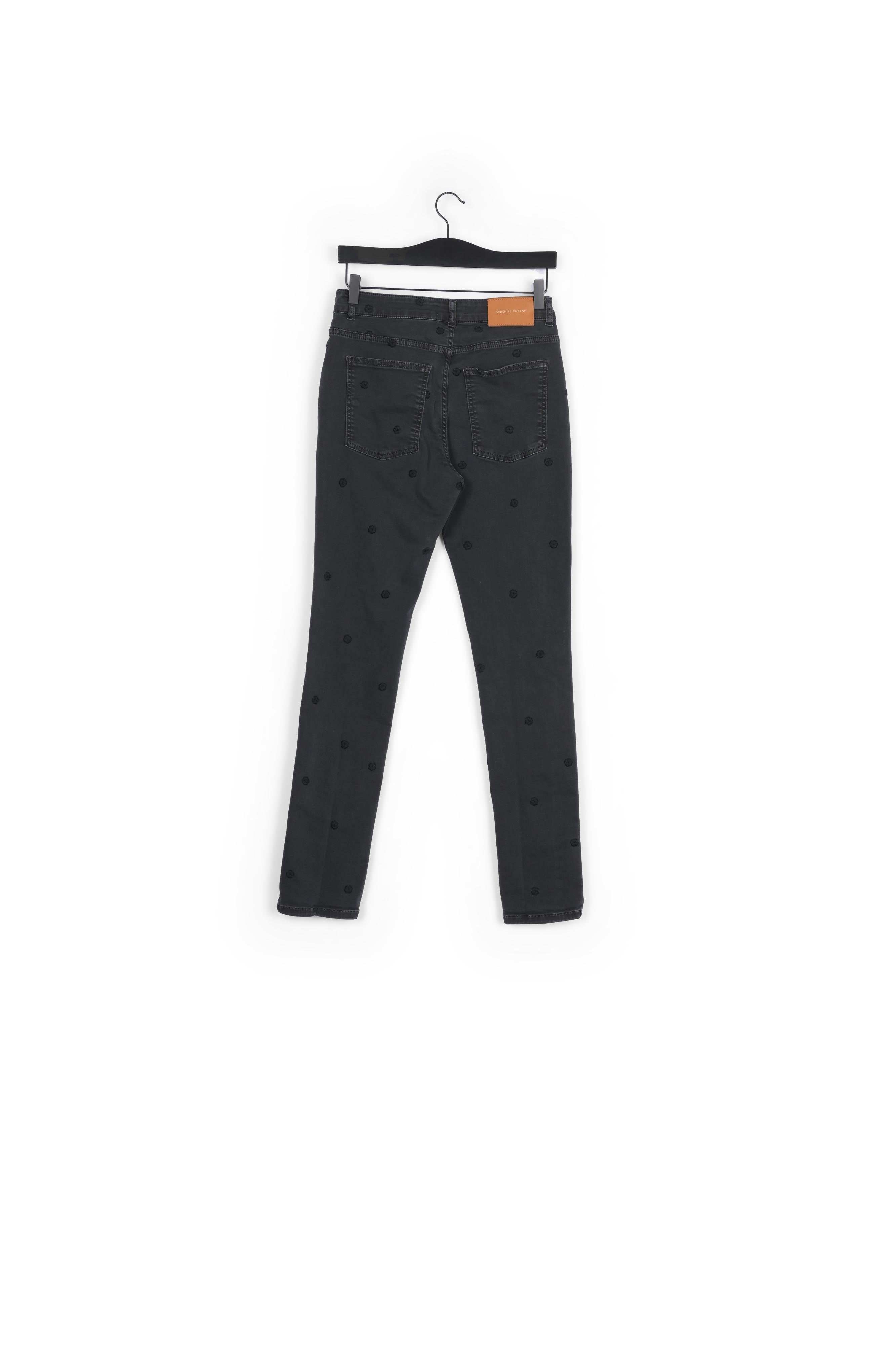 Eva Slim Embro Trousers Fabienne chapot - second hand