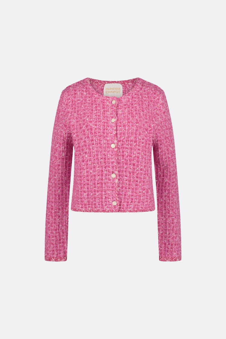 Josh Tweed Cardigan Fabienne chapot - second hand