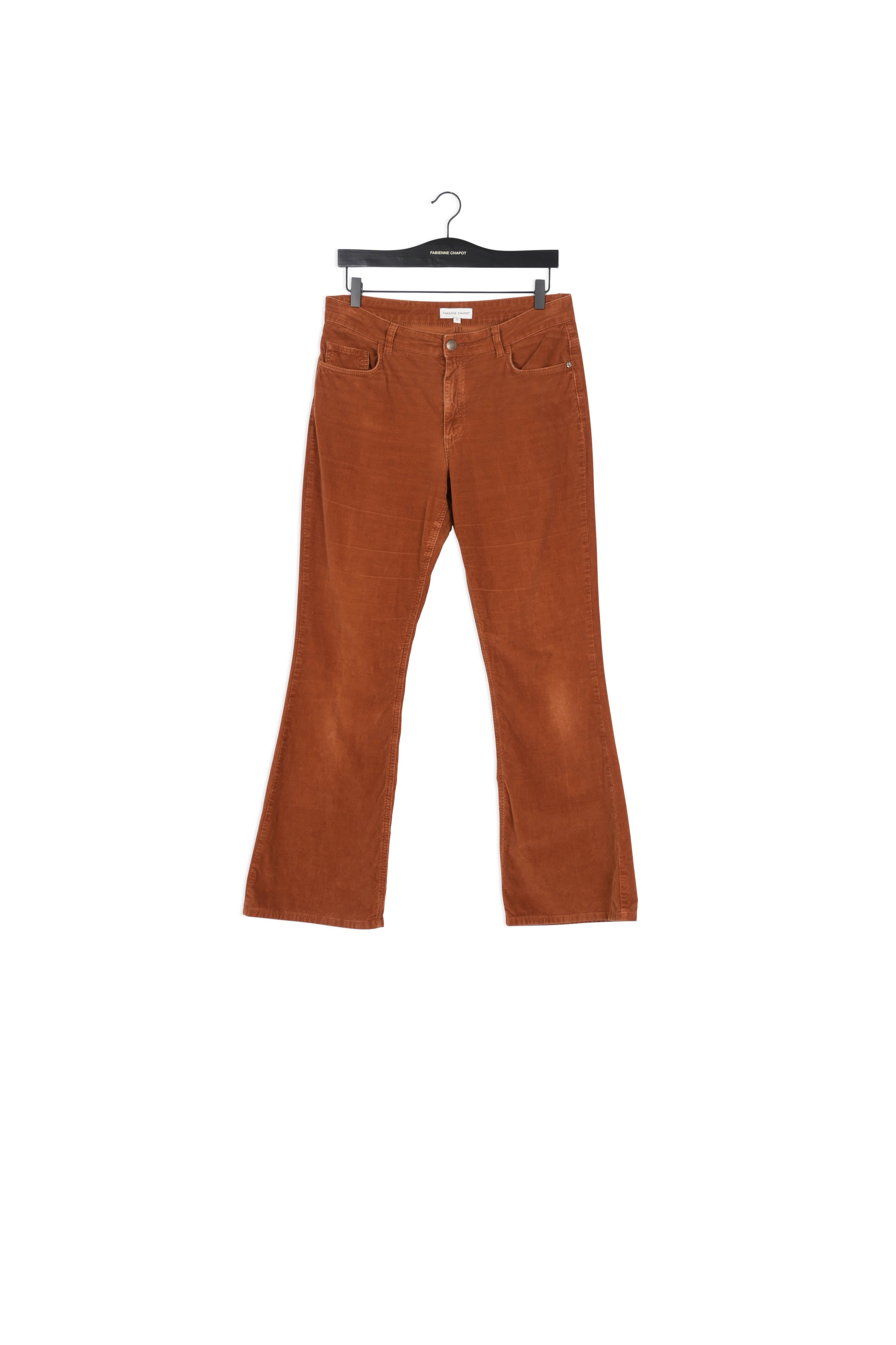 Eva Corduroy Flare Trousers Fabienne chapot - second hand