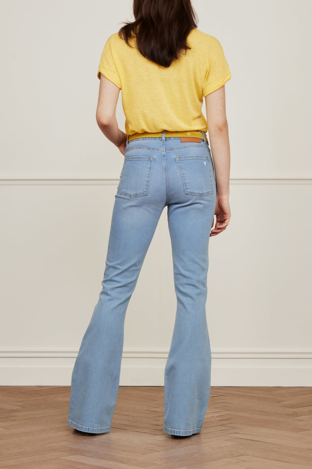 Eva Denim Flare Trousers Fabienne chapot - second hand