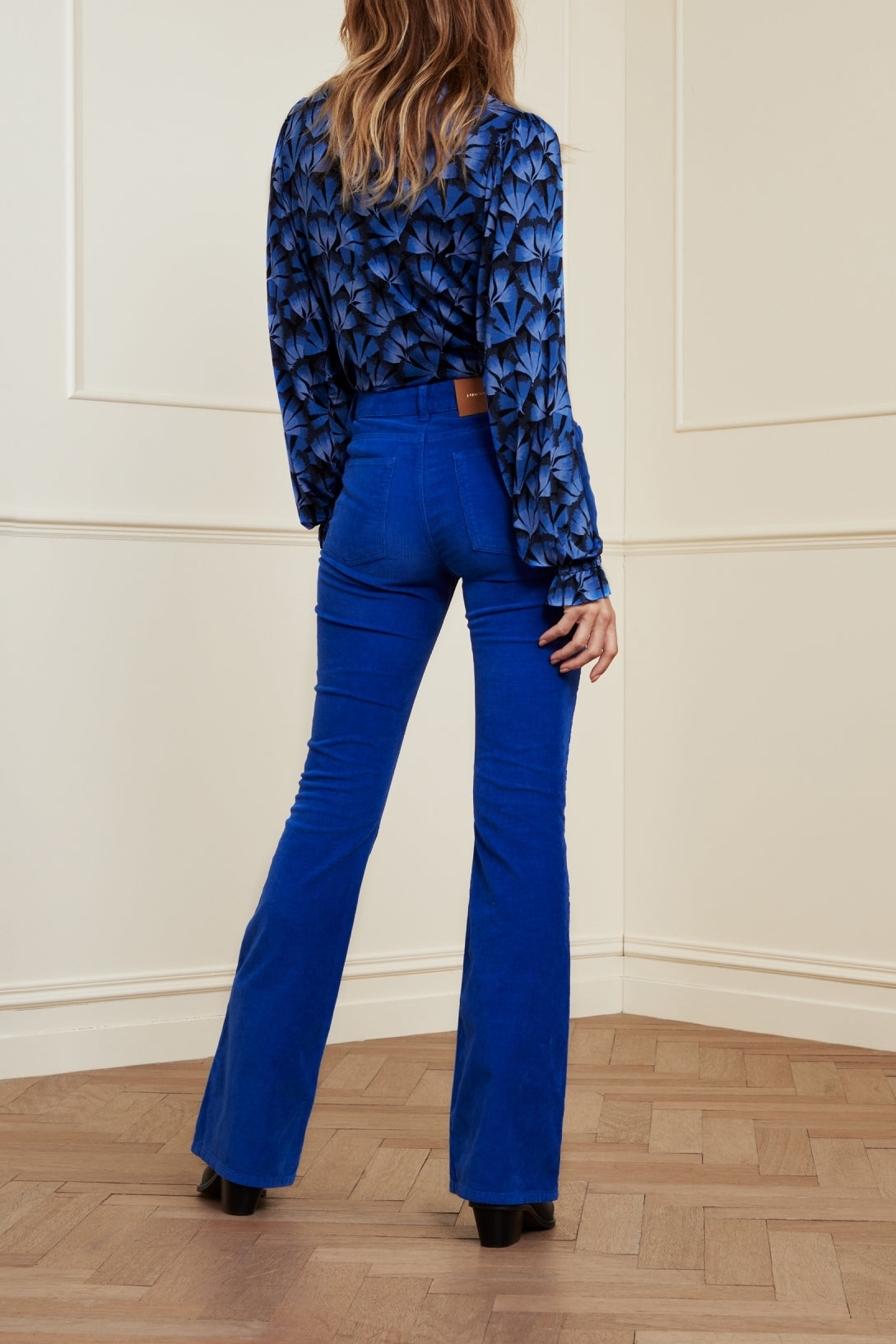 Eva Corduroy Flare Trousers Fabienne chapot - second hand