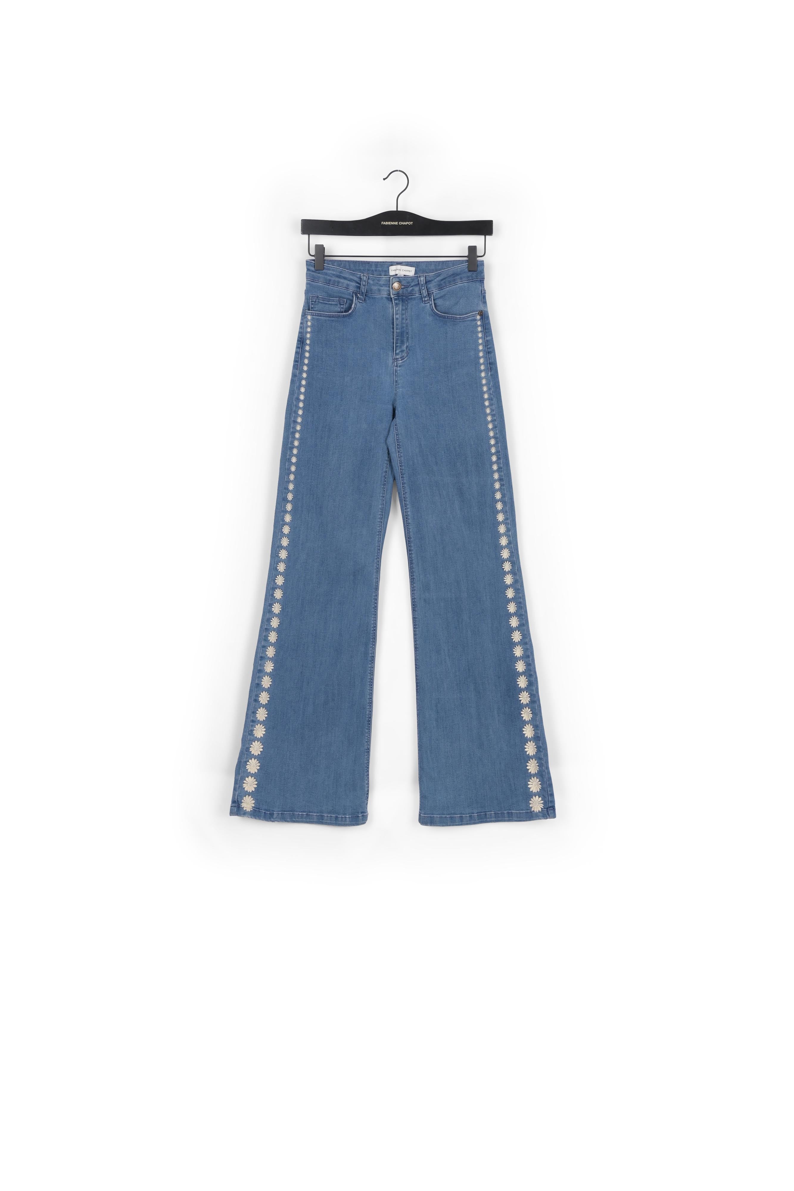 Eva Denim Wide Leg Trousers Fabienne chapot - second hand