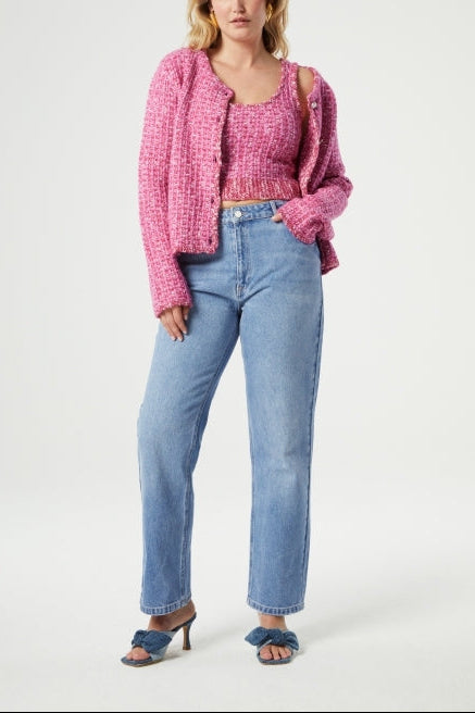 Josh Tweed Cardigan Fabienne chapot - second hand