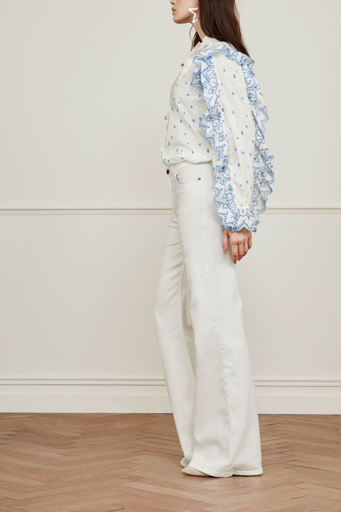 Eva Wide Leg Trousers Fabienne chapot - second hand