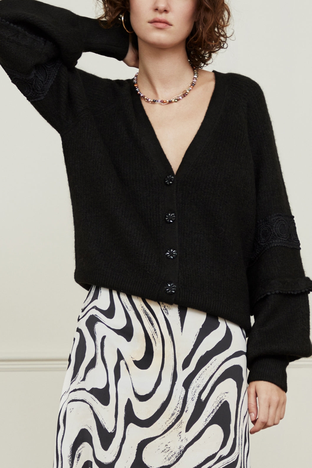 Boho Cardigan Fabienne chapot - second hand