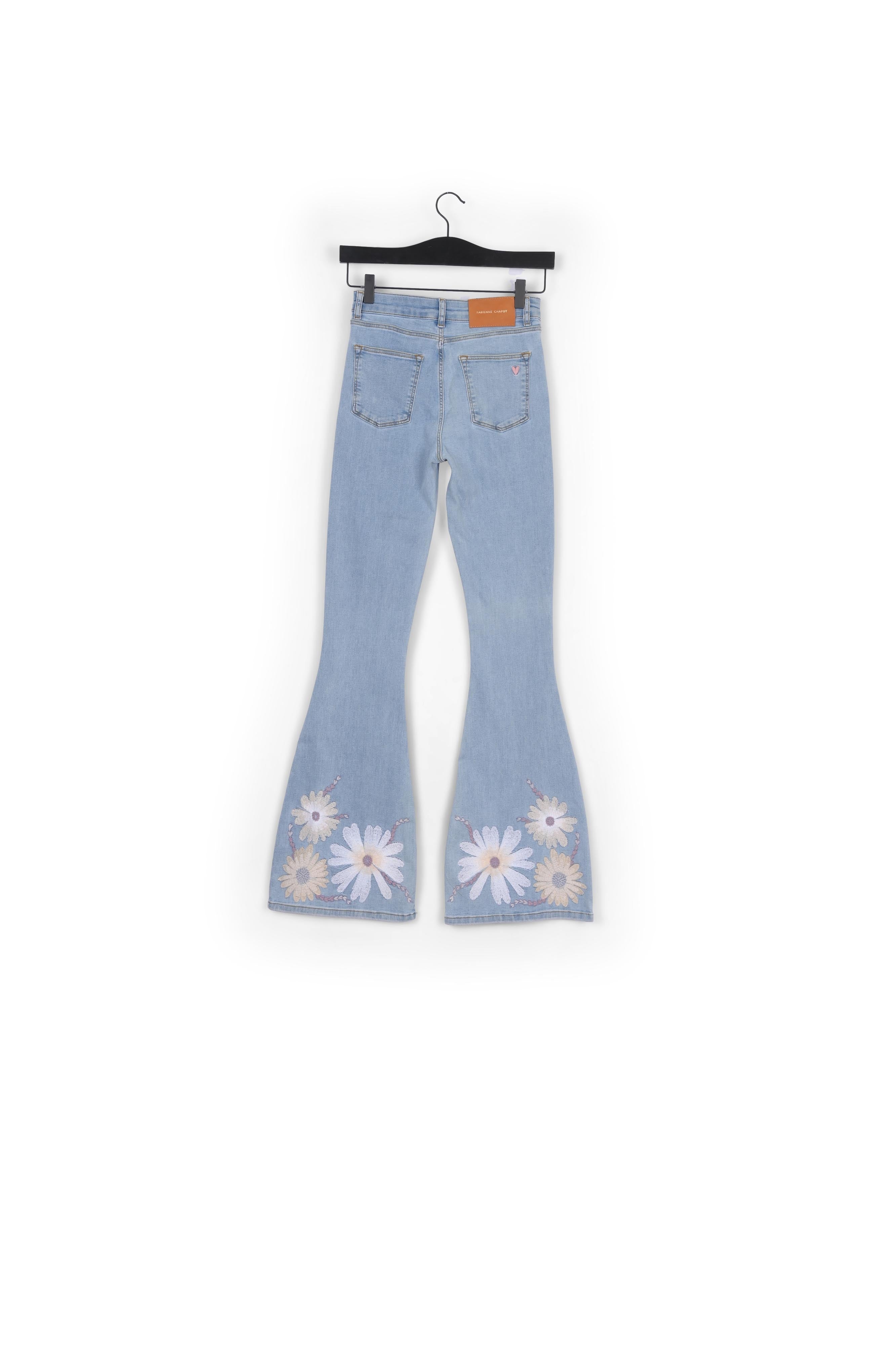 Eva Denim Extra Flare Embro Trousers Fabienne chapot - second hand