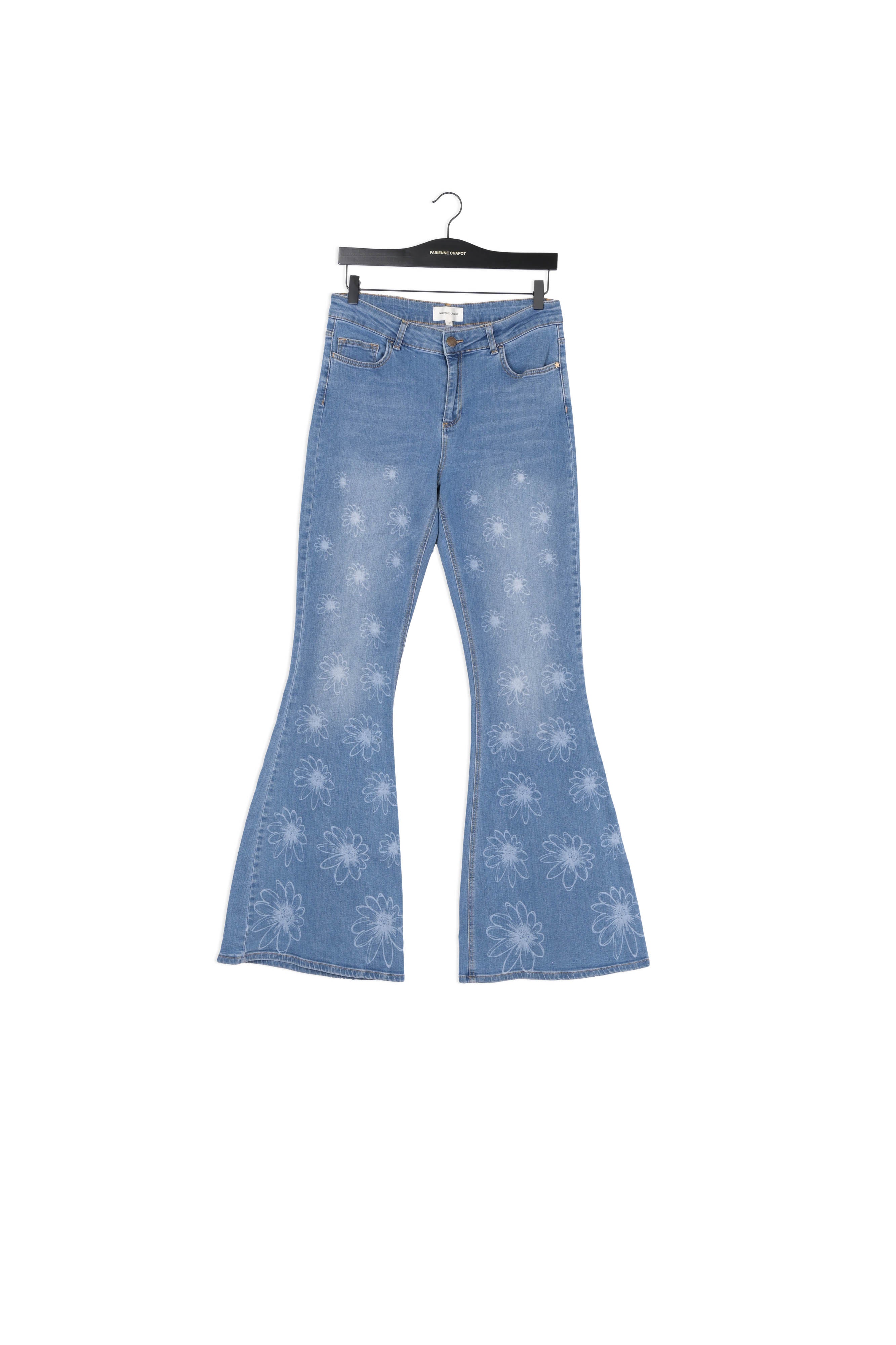 Eva Denim Extra Flare Trousers Fabienne chapot - second hand