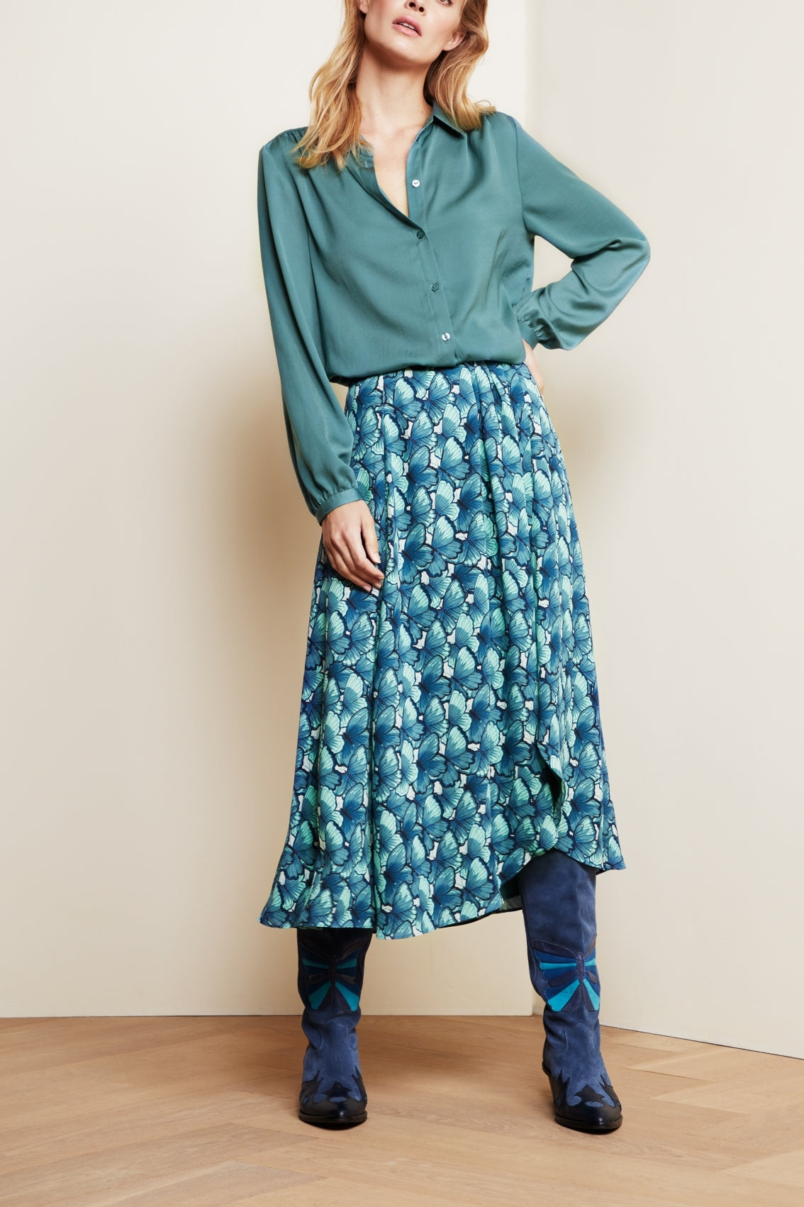 Mira Solid Otte Blouse Fabienne chapot - second hand