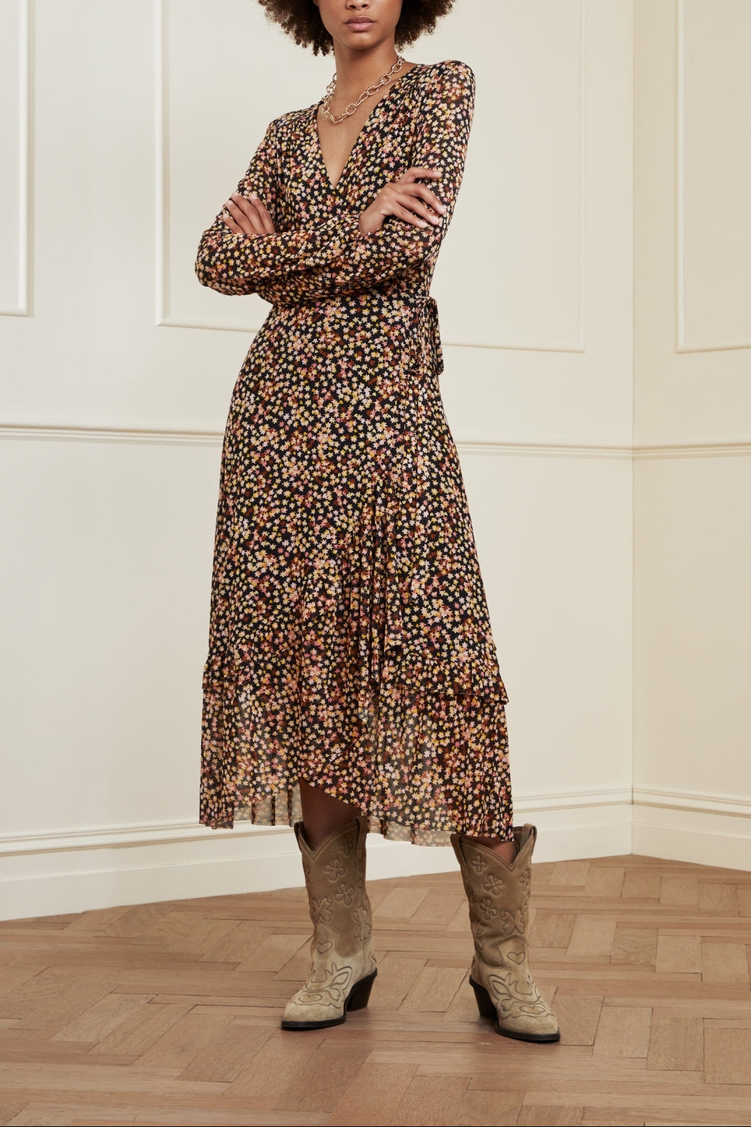 Natasja Frill Dress Fabienne chapot - second hand