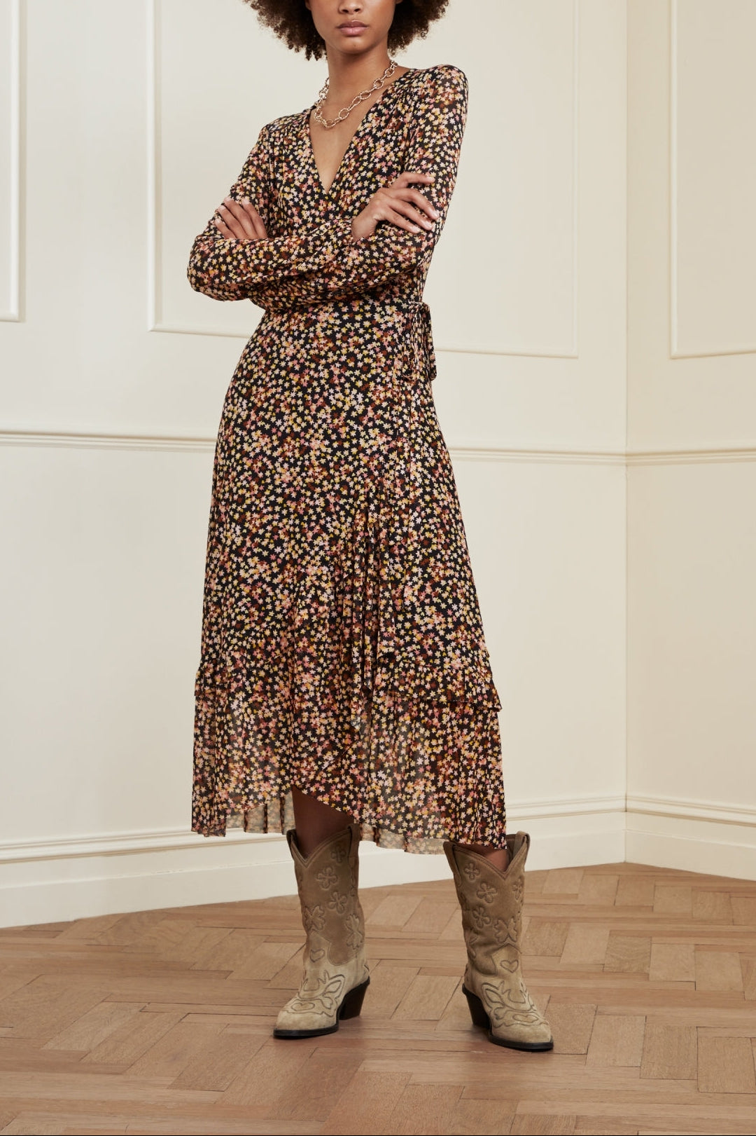 Natasja Frill Dress Fabienne chapot - second hand