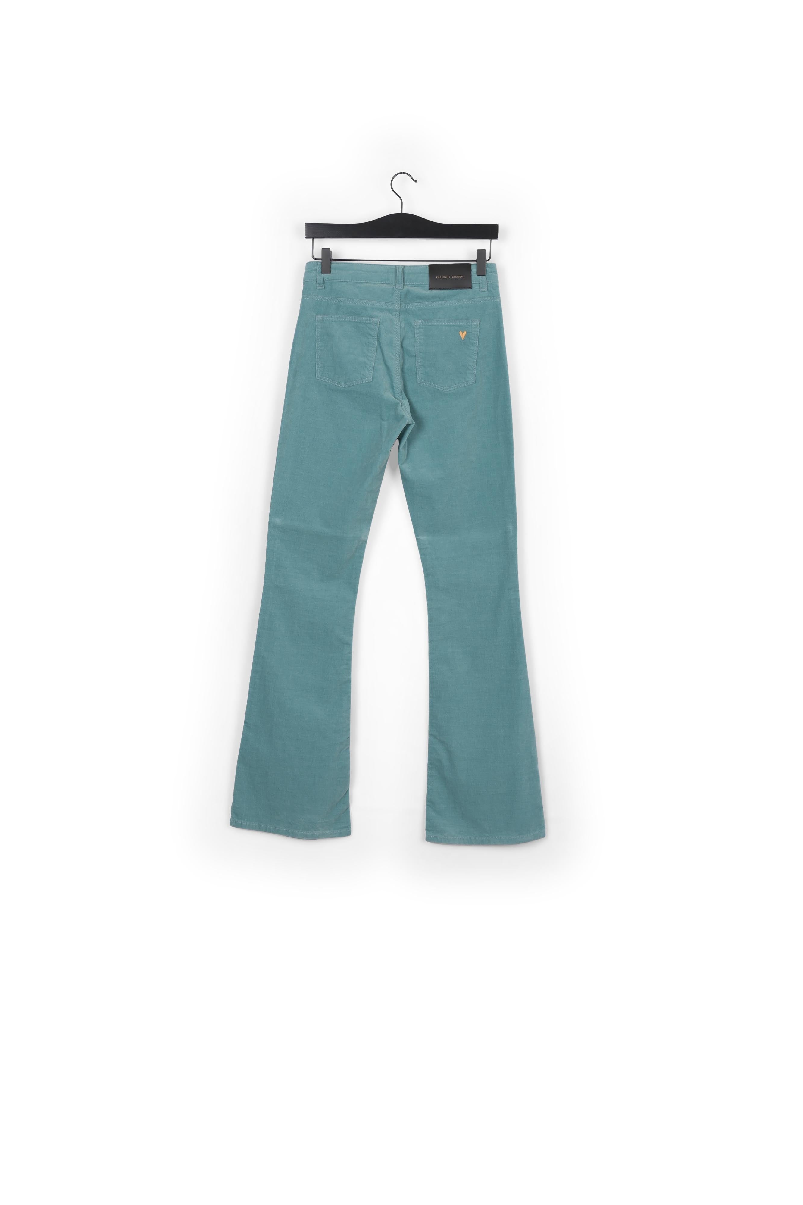 Eva Corduroy Flare Trousers Fabienne chapot - second hand
